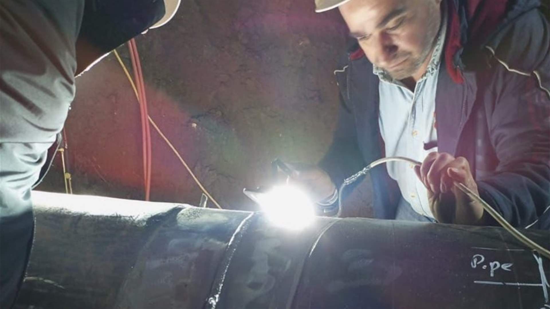 اصلاح خط الغاز بين سوريا ولبنان