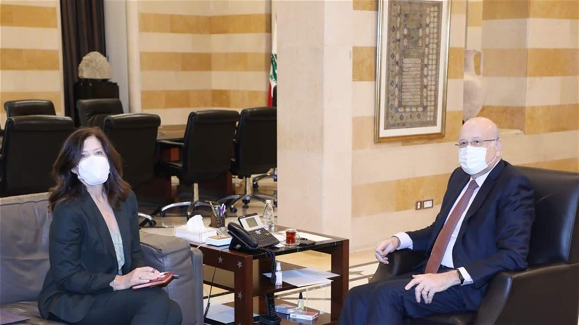 مصادر حكومية لـ "الجمهورية" : السفيرة الاميركيّة لم تأت على ذكر قضية سلامة خلال لقائها ميقاتي