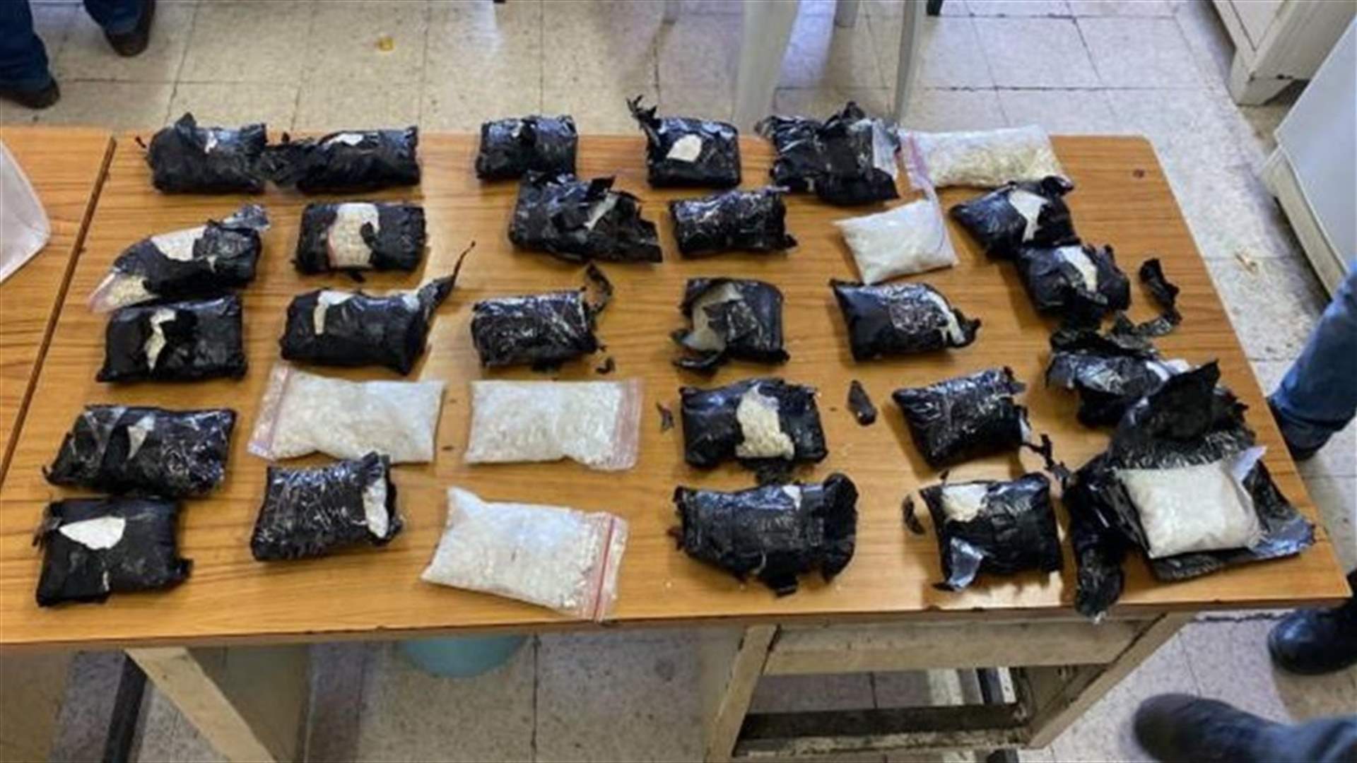 Captagon pills hidden inside water pipes seized
