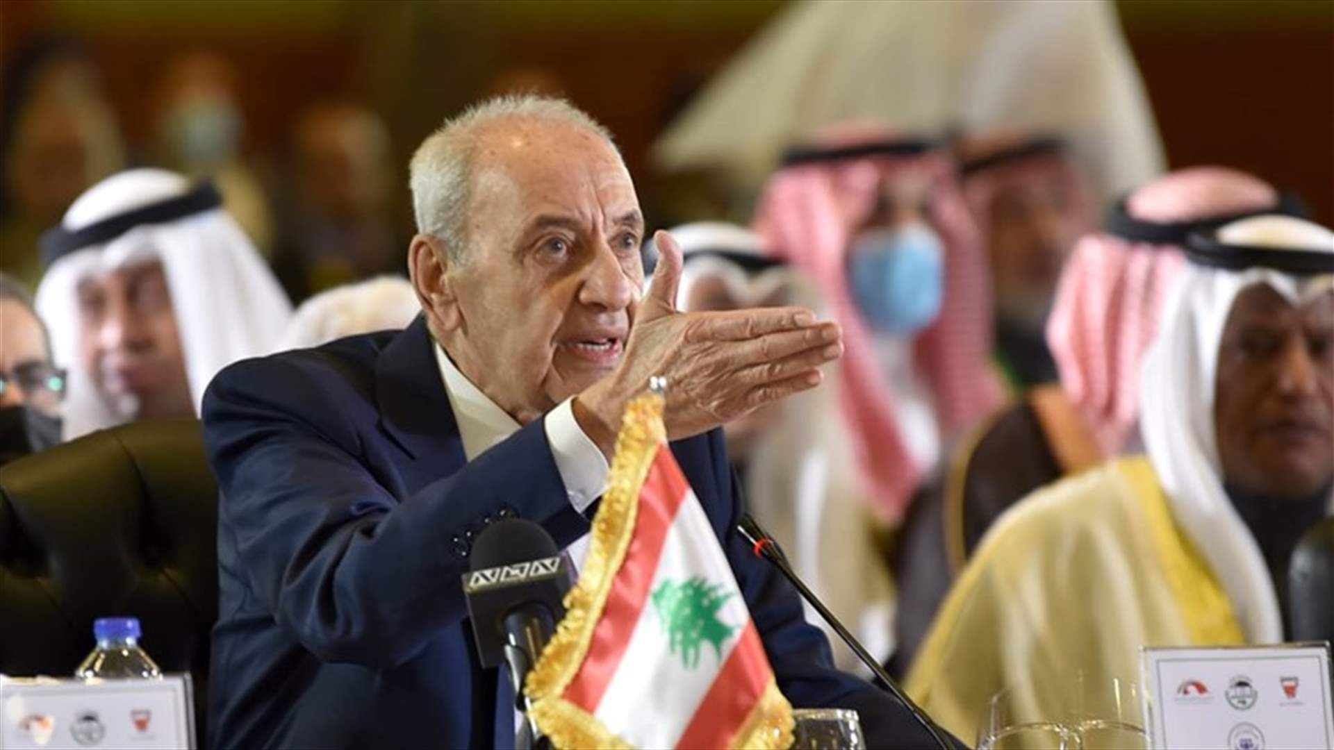 Berri conveys Lebanon’s reservations over report of Political Committee of Arab Inter-Parliamentary Union Conference