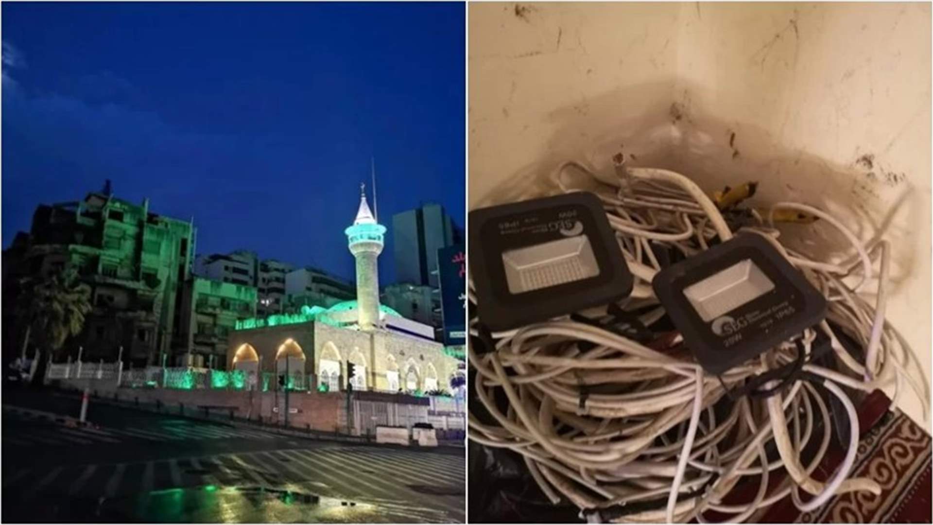 تعرض مسجد عين المريسة للسرقة فجر اليوم