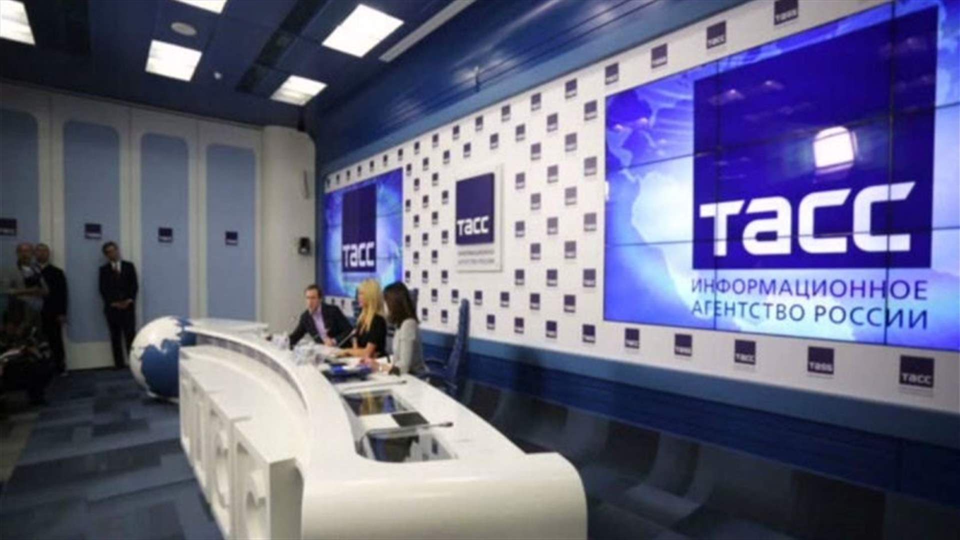 Website of Russia's TASS news agency displays anti-Putin message after hack