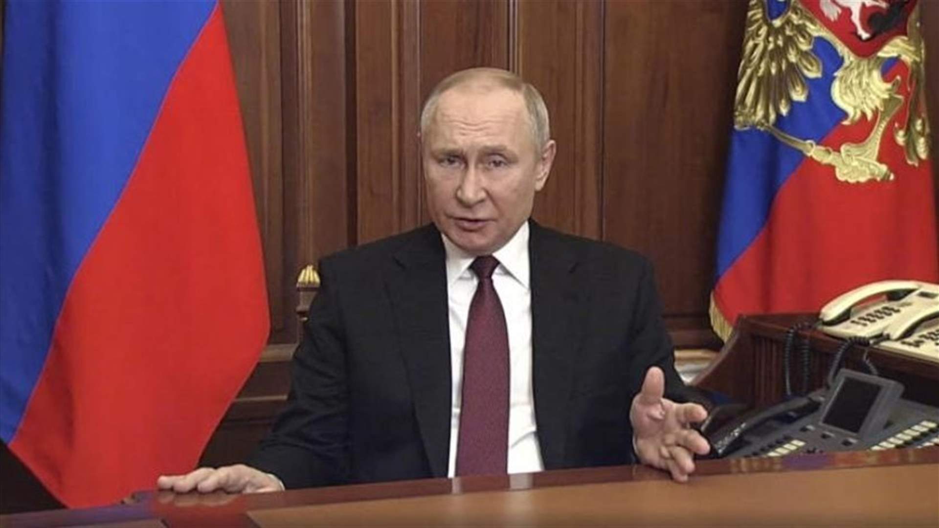 Putin calls West an 'Empire of Lies' after sanctions imposed