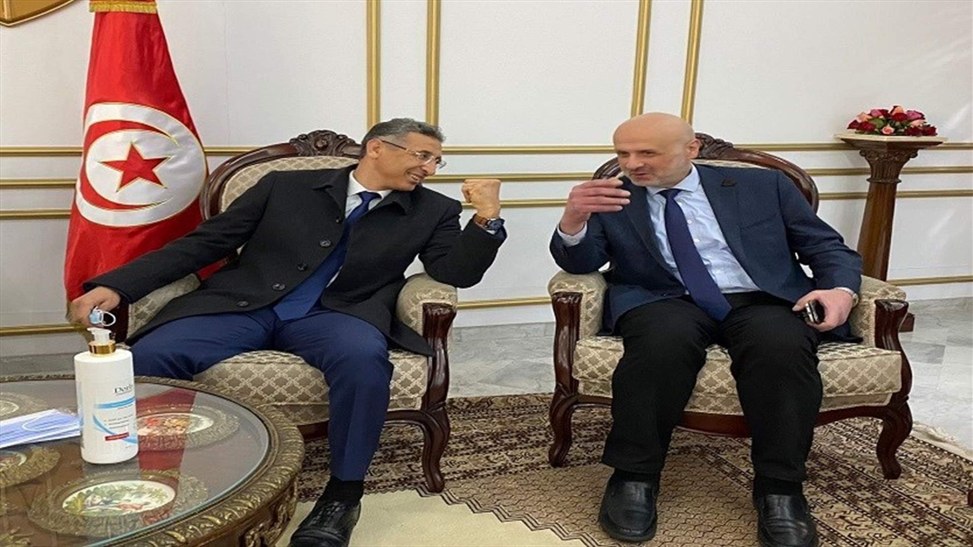 Interior Minister Mawlawi arrives to Tunisia