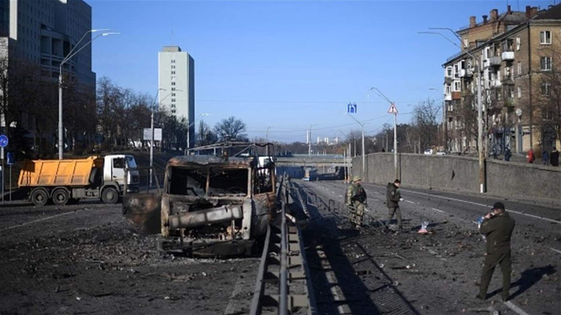 Russia has attacked a Kyiv television tower, says Ukrainian official