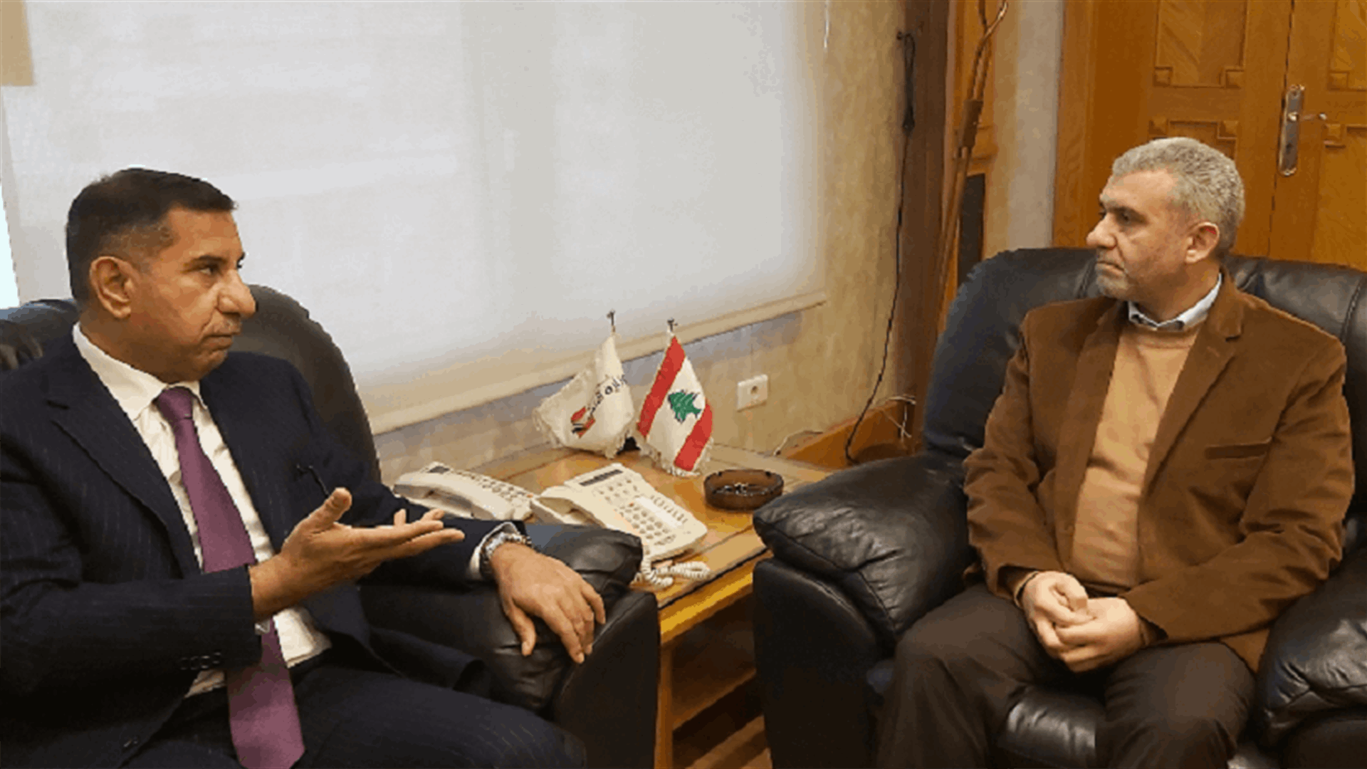بيرم استقبل السفير العراقي ونقيب المحررين وعقد اجتماعا مع خبراء من منظمة العمل الدولية