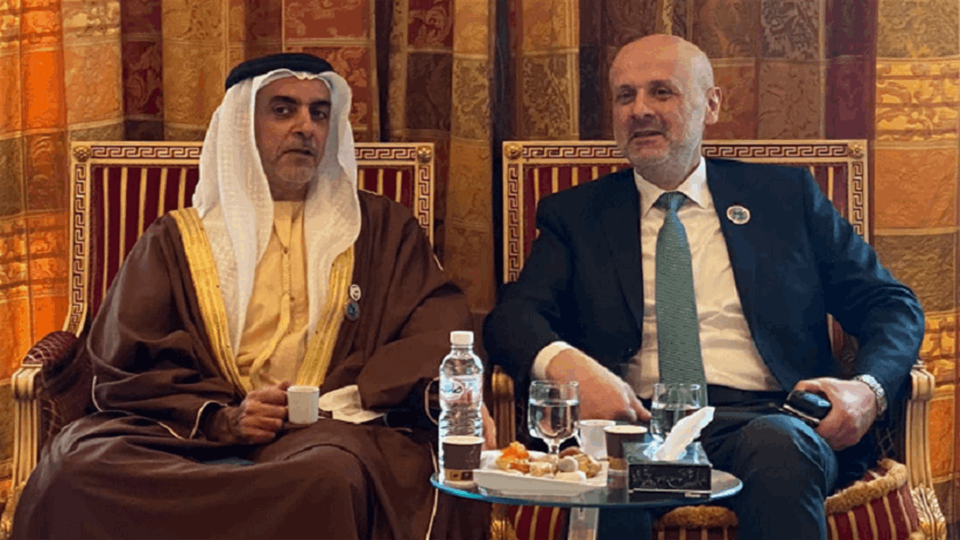 مولوي التقى في تونس نائب رئيس مجلس الوزراء الاماراتي