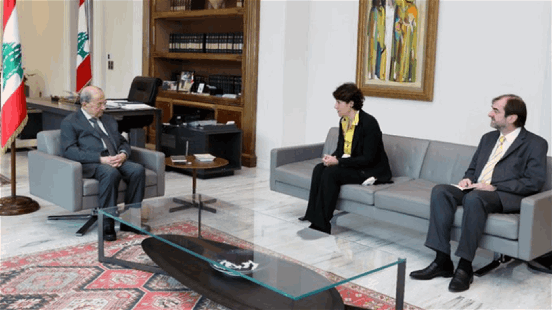 Ambassador Grillo briefs Aoun on details of French-Saudi agreement to help Lebanon