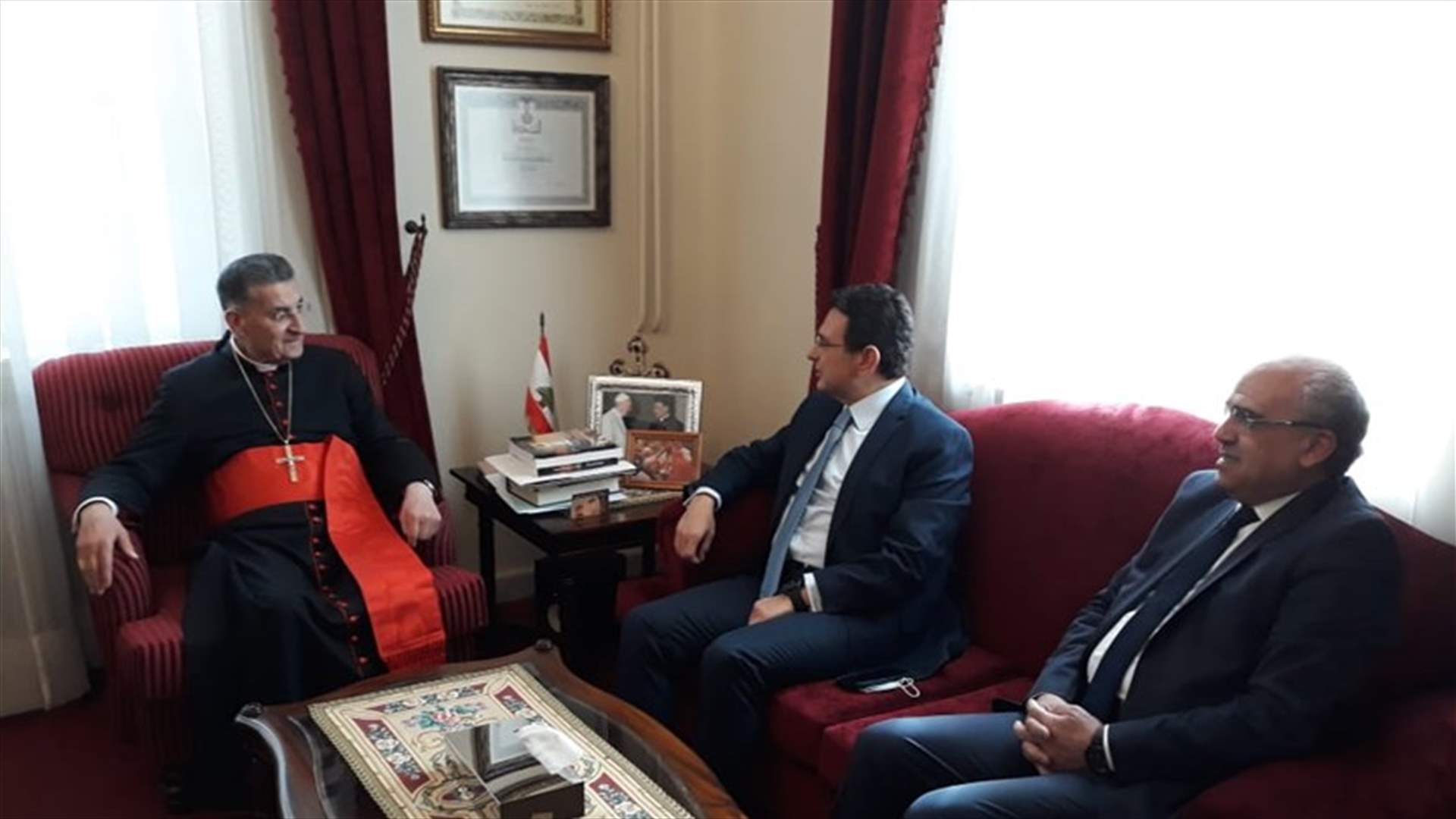 الخازن من بكركي: الإساءة الى بكركي هي اساءة للبنان
