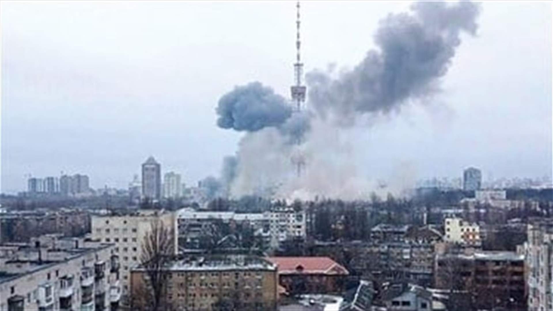 Two killed in Russian strikes on Kyiv, aircraft factory ablaze - city officials
