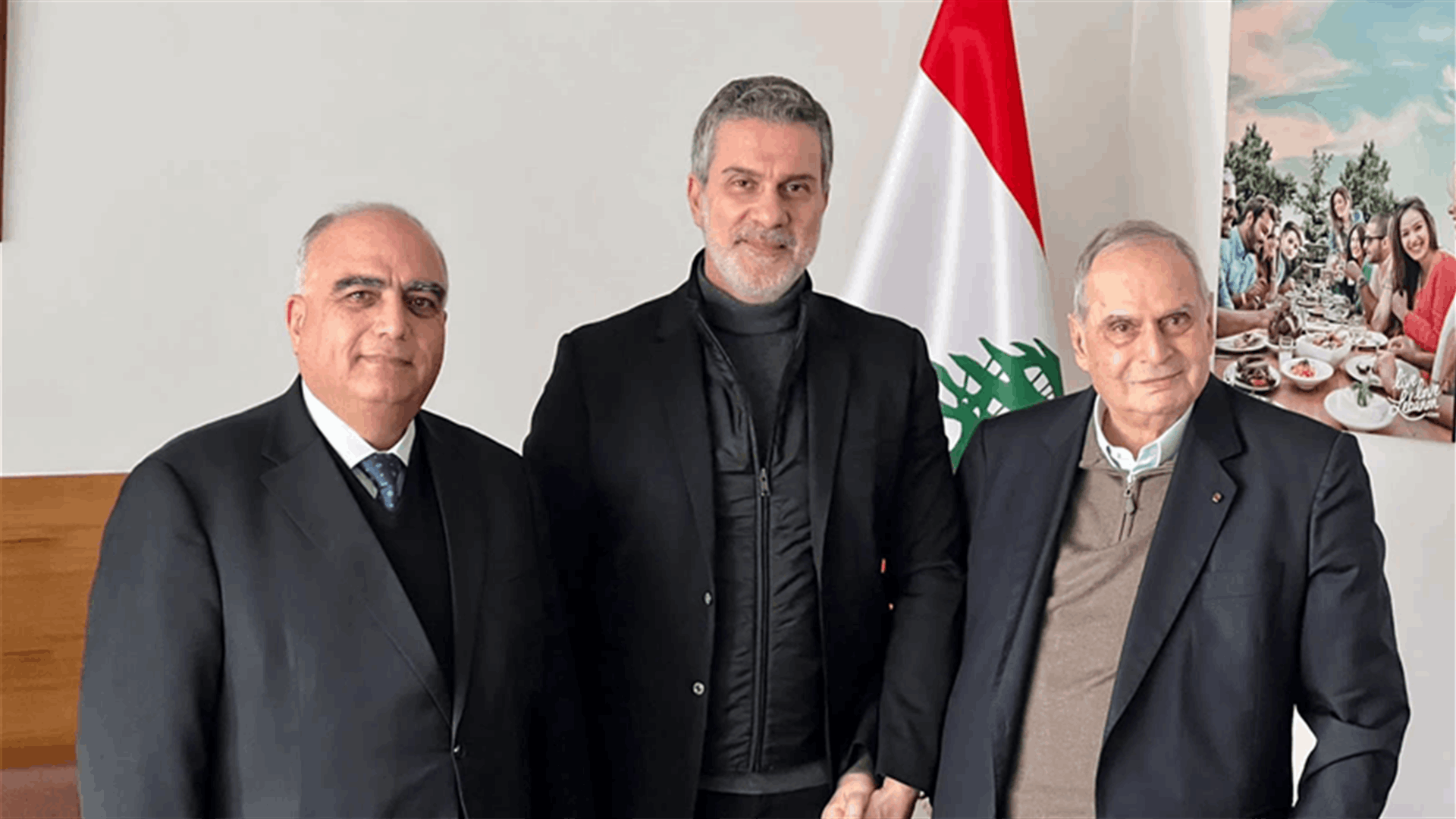 نصّار عرض أوضاع منطقة زوق مكايل مع نهاد نوفل وإيلي بعينو