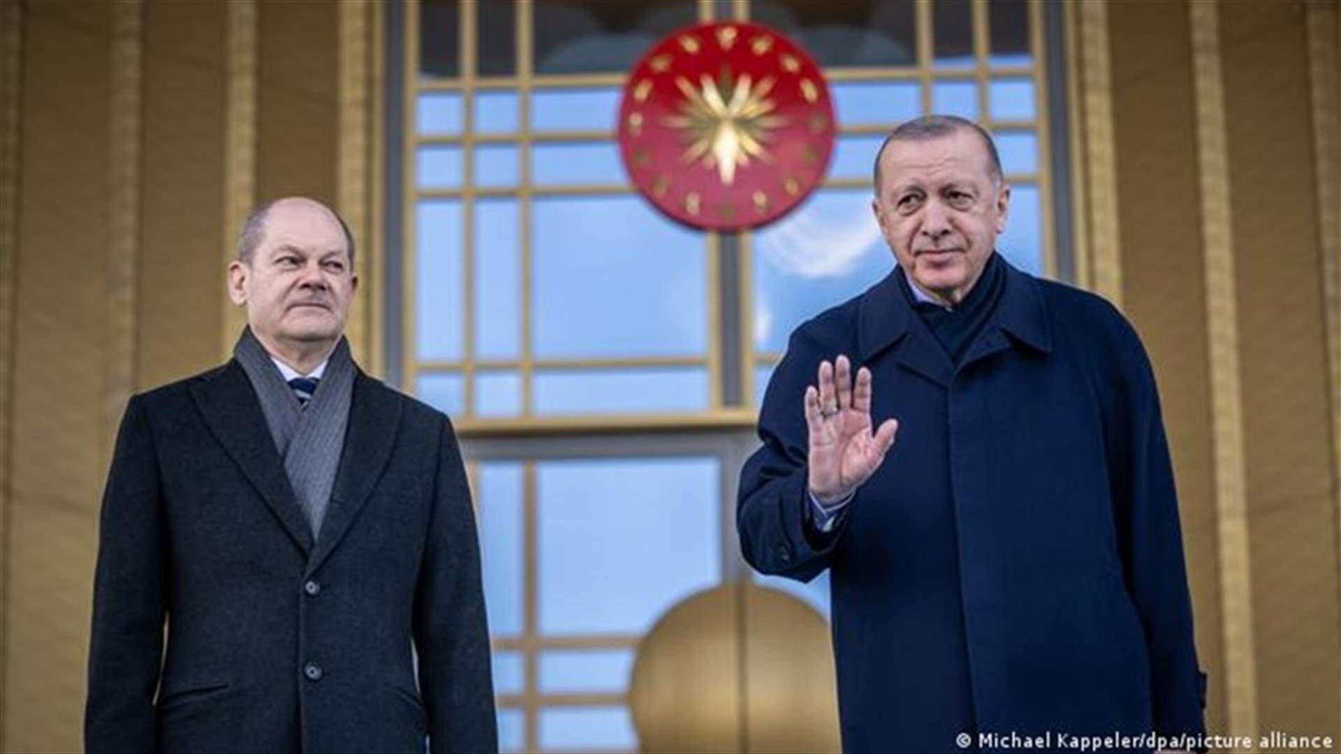 أول لقاء بين شولتس وإردوغان في أنقرة