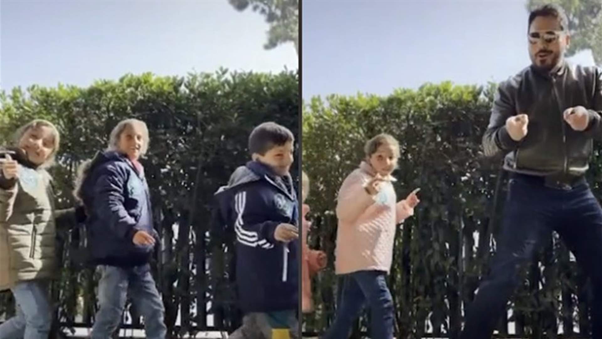 رامي عياش في خطوة ملفتة... مع الأطفال النازحين في منزله (فيديو)
