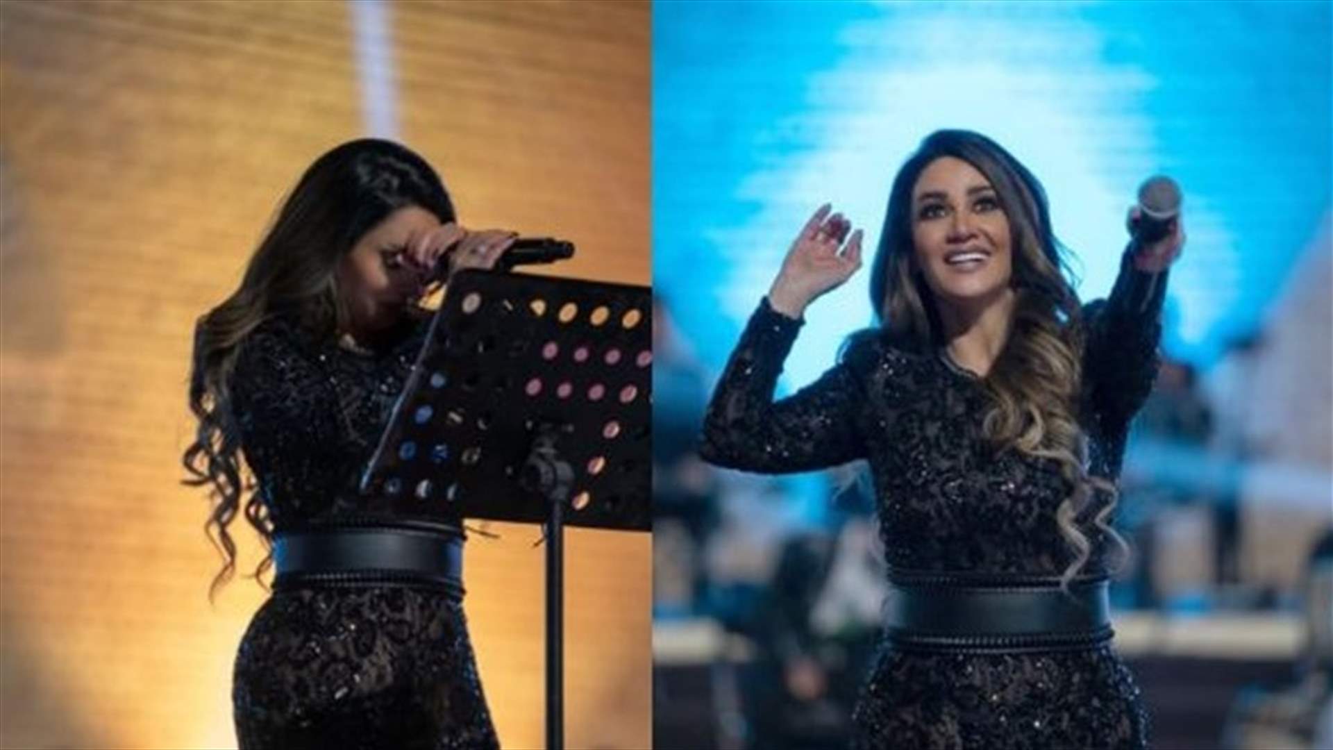 بكاء ديانا حداد على المسرح... إستذكرت والدتها الراحلة