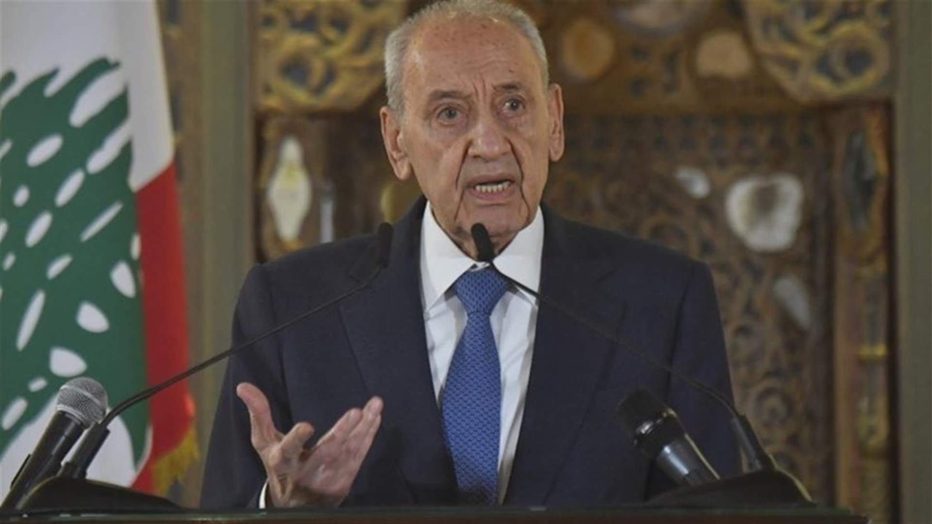 Berri discusses developments with minister of health, Bou habib, and French Ambassador