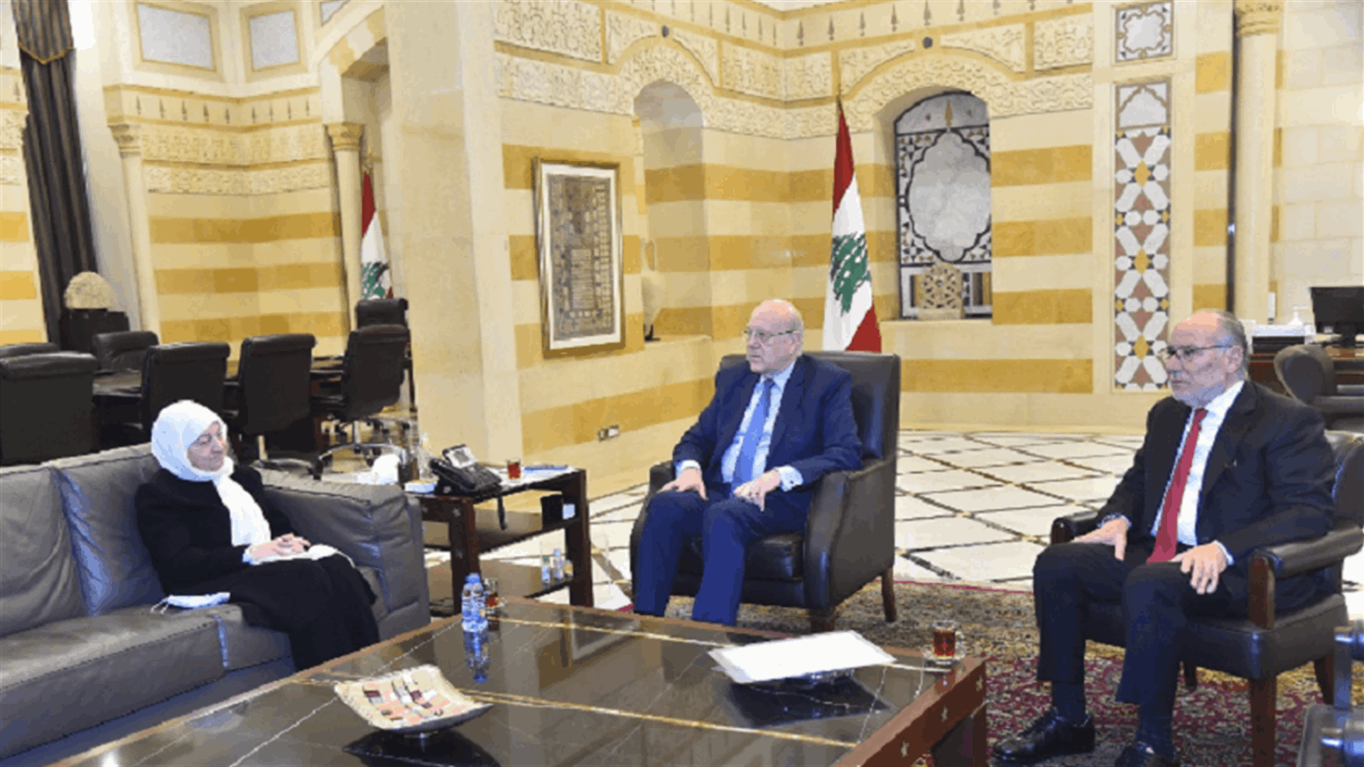 ميقاتي استقبل غريو والرياشي ووفدا نيابيا المانيا وبحث مع الحلبي والحريري في تشكيل هيئة للانقاذ والتعافي التربوي