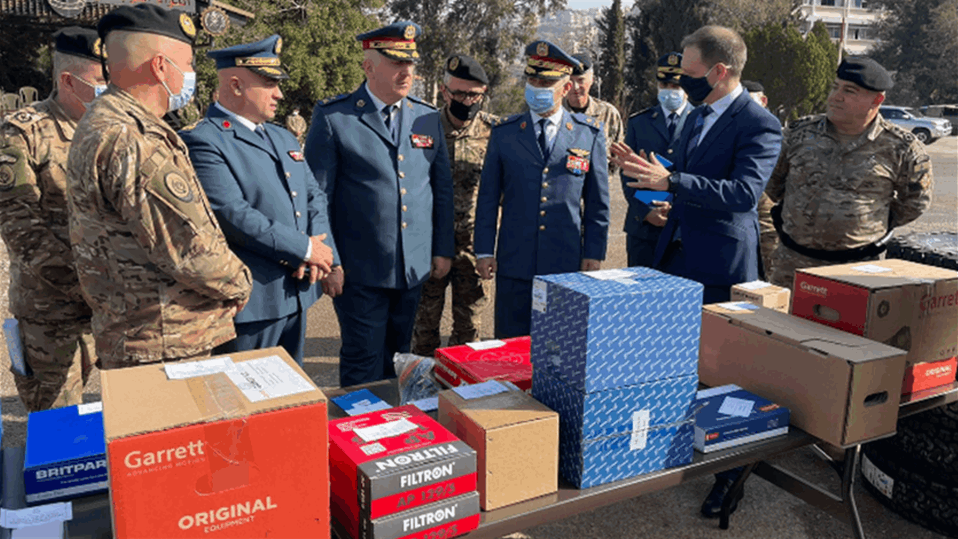 الجيش أعلن تسلم هبة مقدمة من السلطات البريطانية
