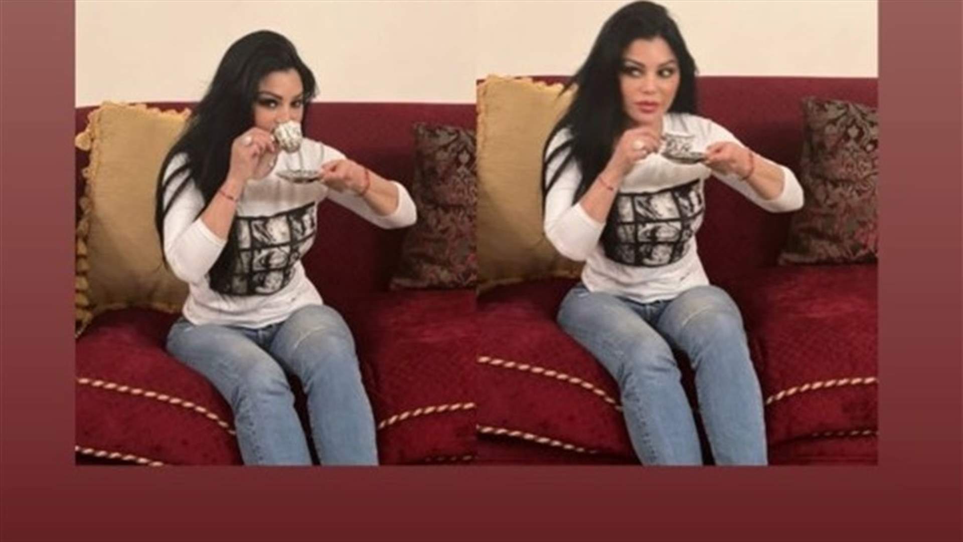 إفطار في منزل والدة هيفاء وهبي... وصور جميلة لـ "ست الحبايب"