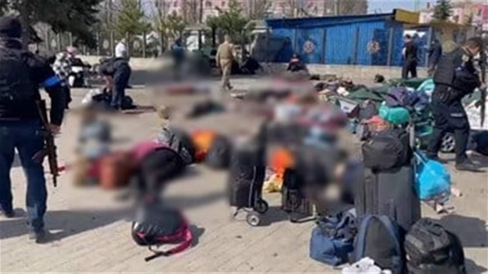 Ukraine says 39 killed in rocket strike on rail evacuation hub