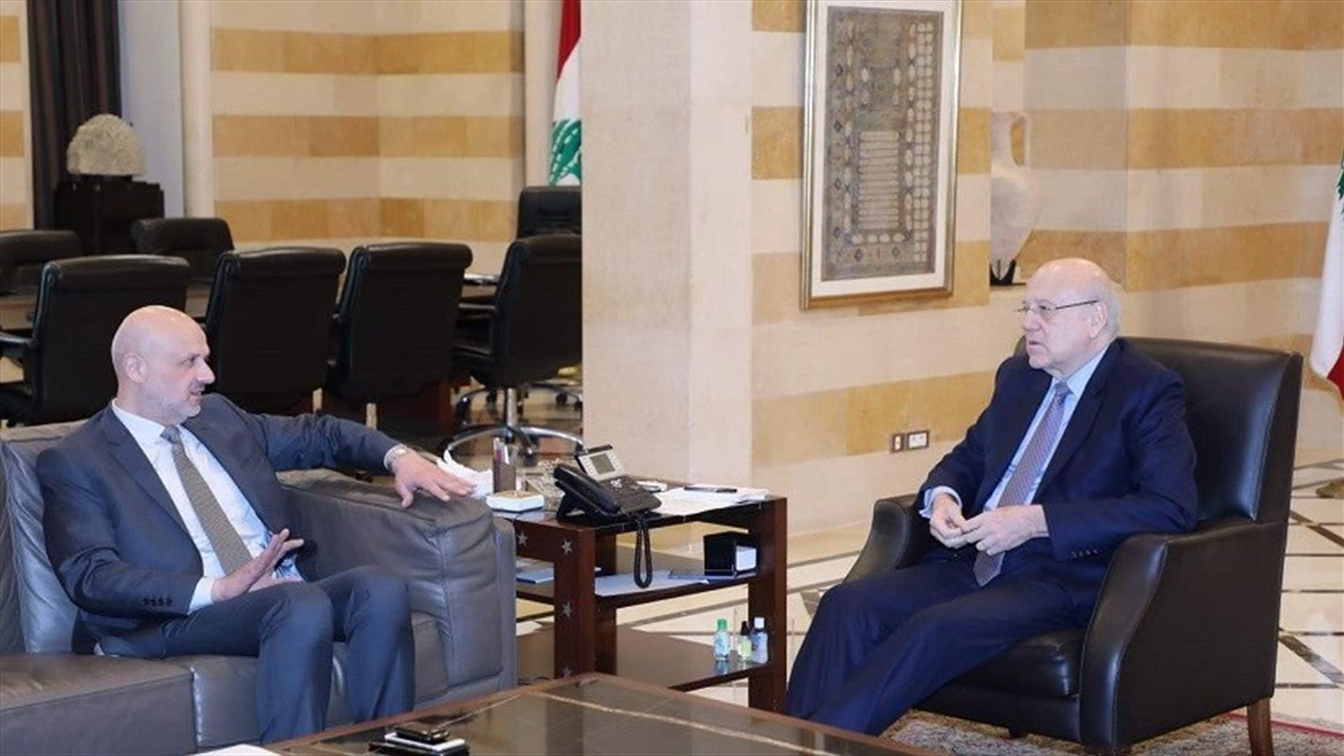 PM Mikati holds series of meetings at Grand Serail