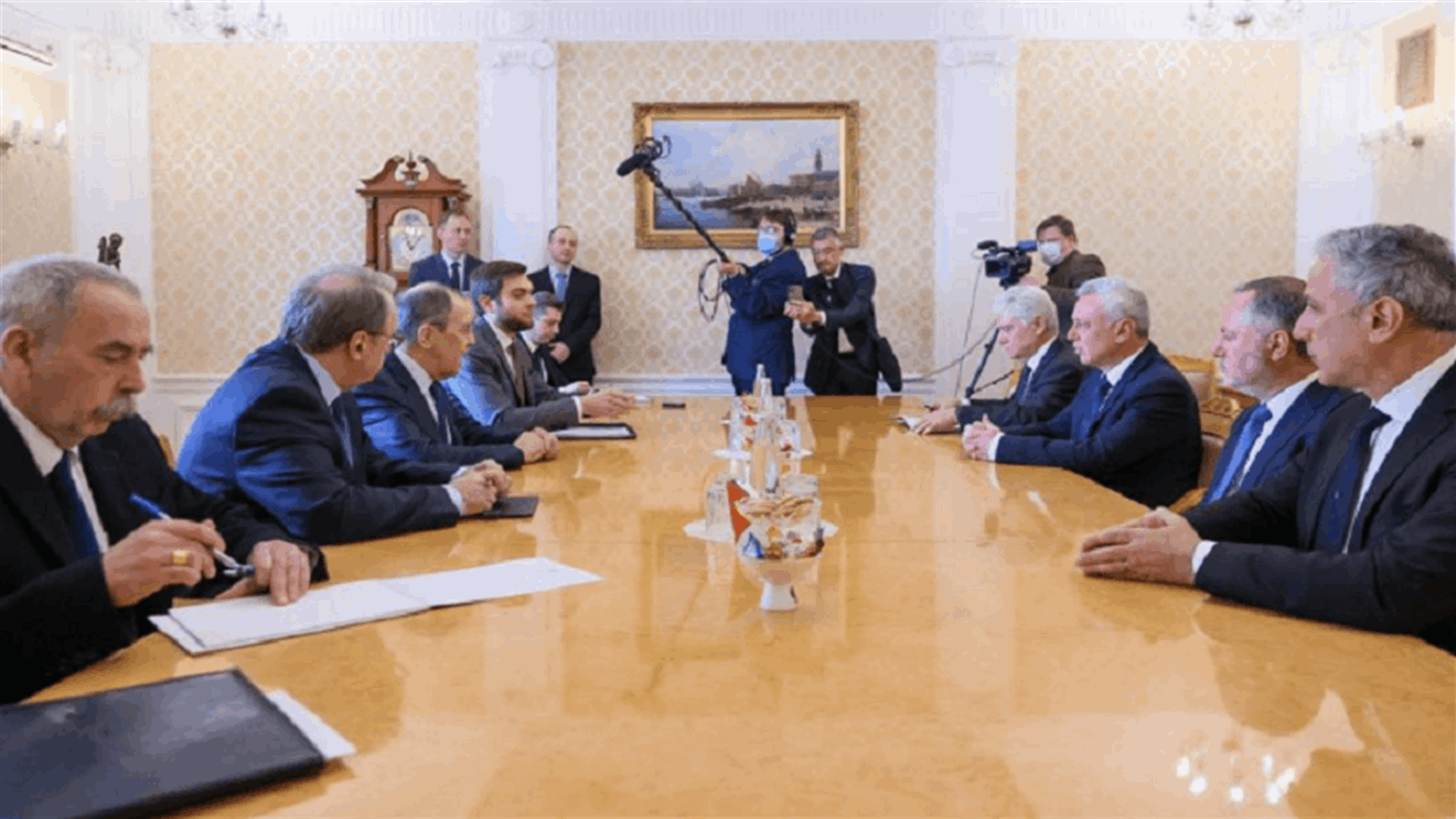Franjieh meets with Lavrov, Bogdanov who affirm Moscow’s keenness to help Lebanon