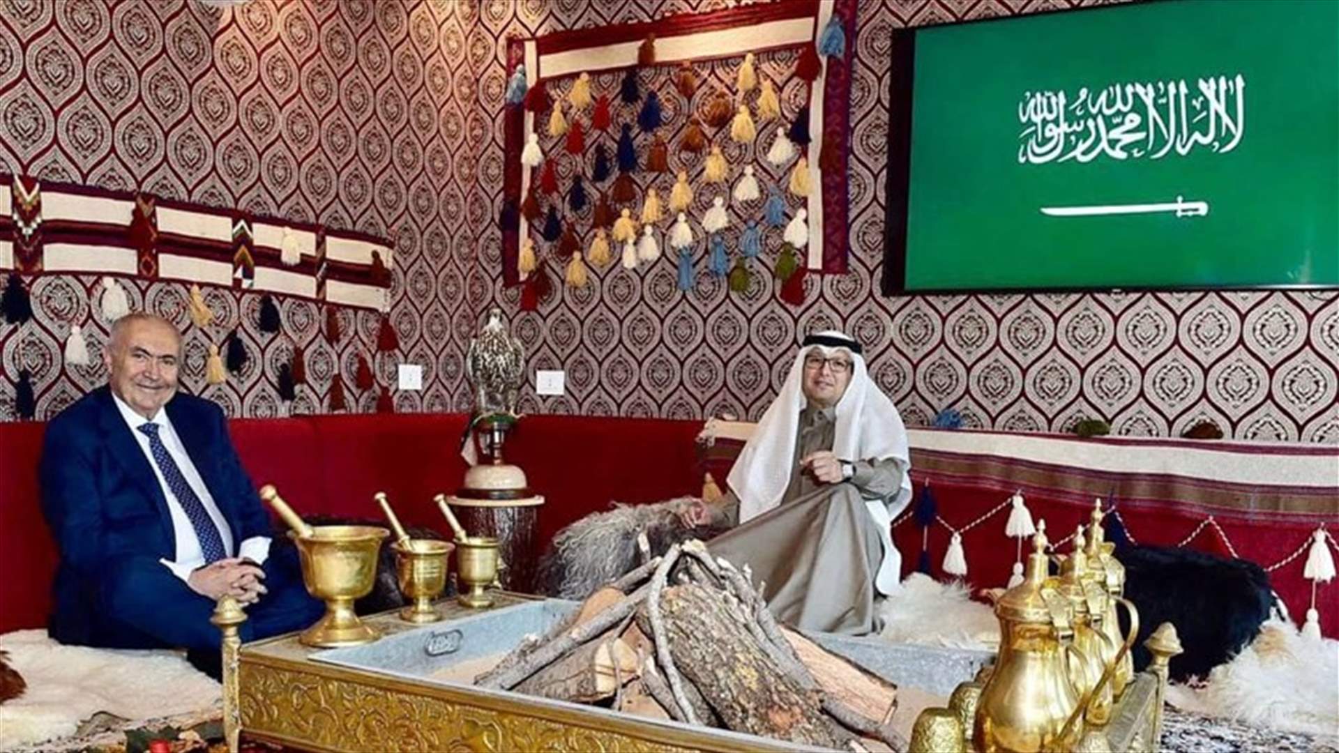 مخزومي زار البخاري: عودته أكدت حرص السعودية الدائم على استقرار لبنان