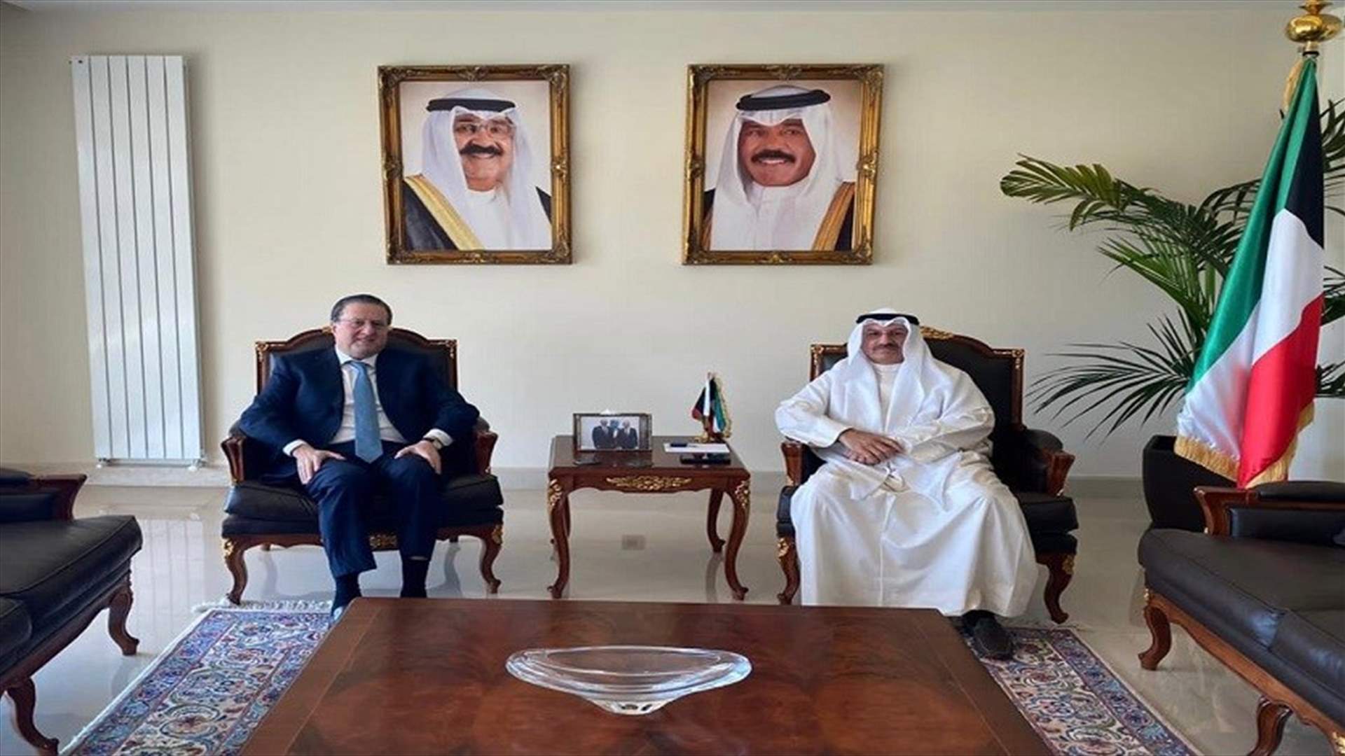 شقير التقى سفير الكويت: إعادة الزخم للعلاقات اللبنانية الخليجية تشكل مرتكزاً أساسياً لتعافي لبنان