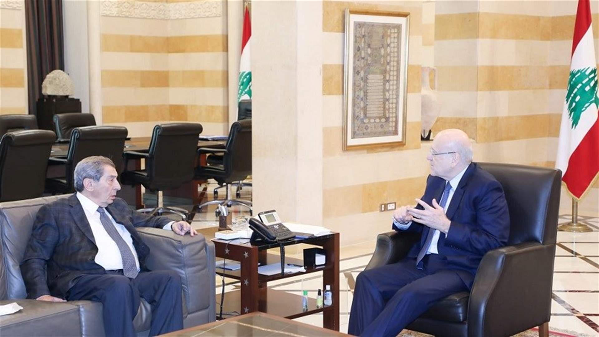 ميقاتي استقبل وزراء وسفير قطر ونوابا... الفرزلي: لتكن حماية حقوق المودعين بندا رئيسيا في خطة التعافي