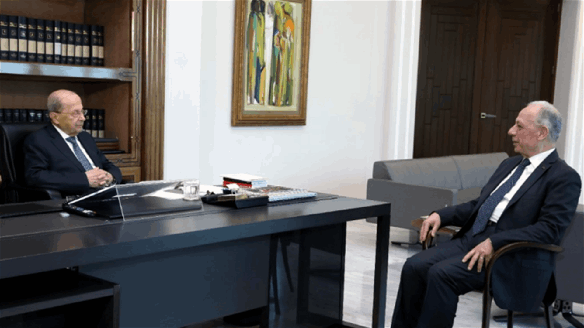 عون إطلع من وزير الدفاع على الإجراءات المتخذة لتوفير أمن الإستحقاق الإنتخابي