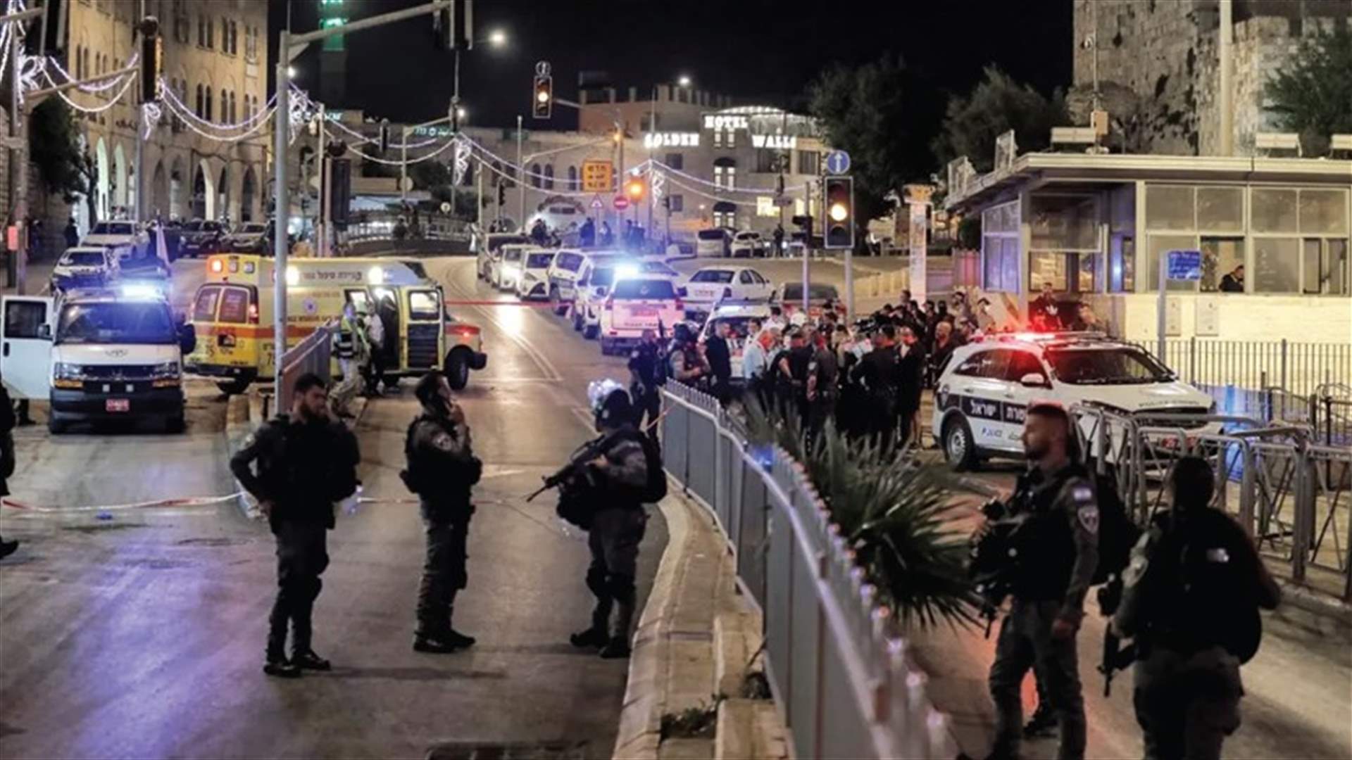 الشرطة الاسرائيلية وأطباء: طعن شرطي إسرائيلي في القدس وإصابة المهاجم بالرصاص