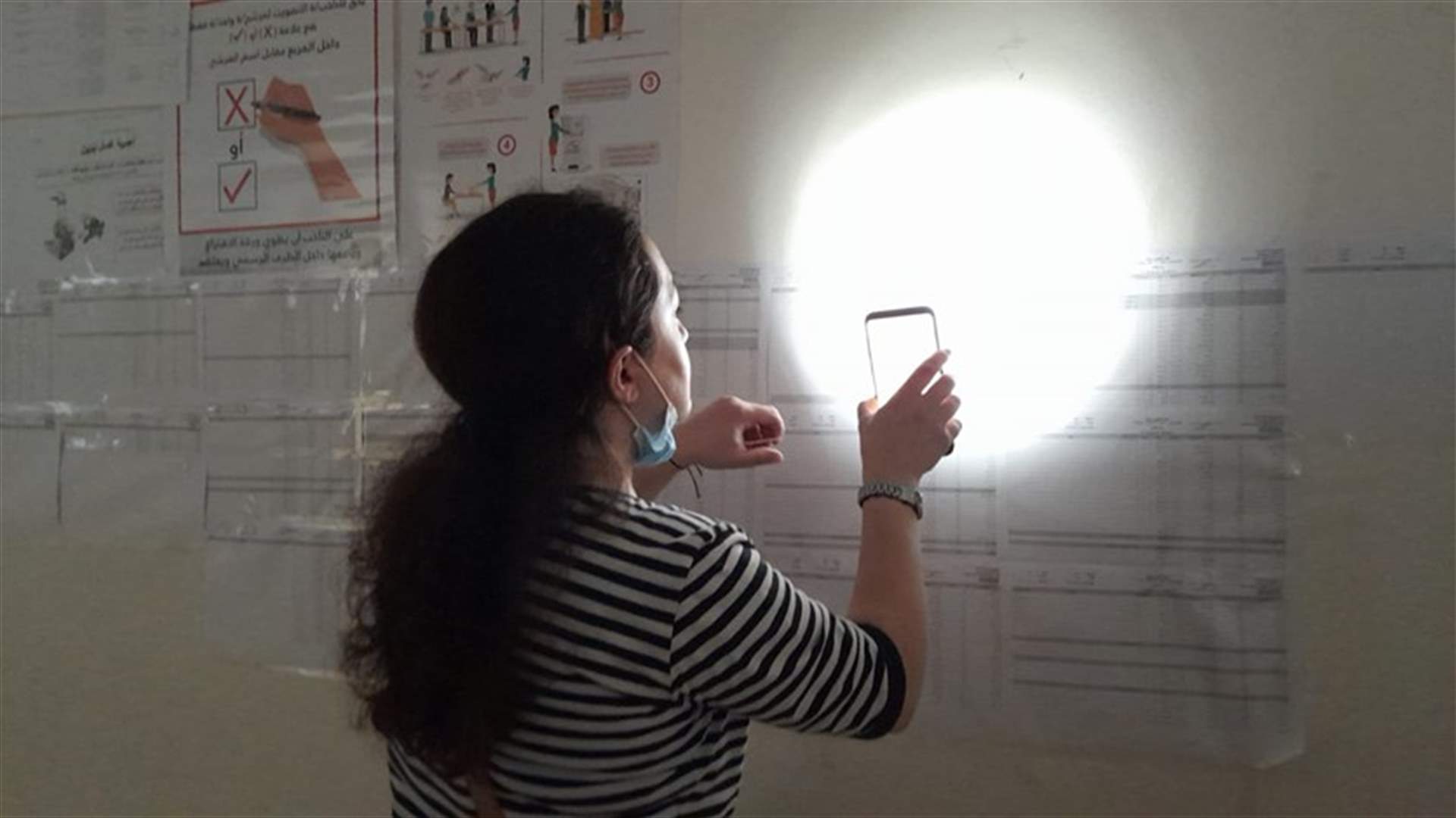 In Qob Elias: Using cellphone flashlights amid power cuts [VIDEO]