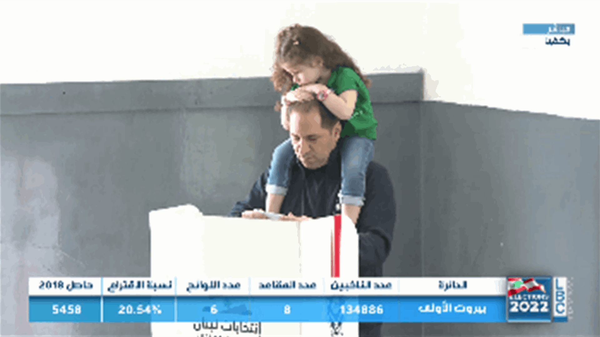 Kataeb Party leader Sami Gemayel casts his vote
