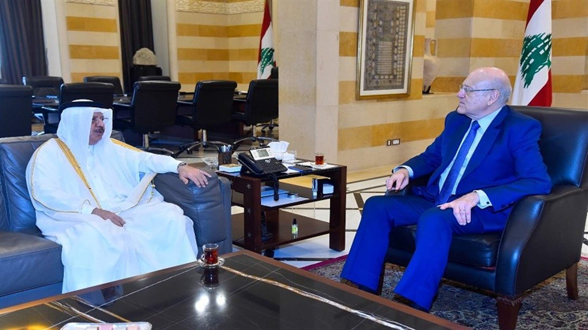 السهلاوي هنأ ميقاتي بنجاح الانتخابات النيابية: قطر على مستوى واحد من كل الأطراف في لبنان
