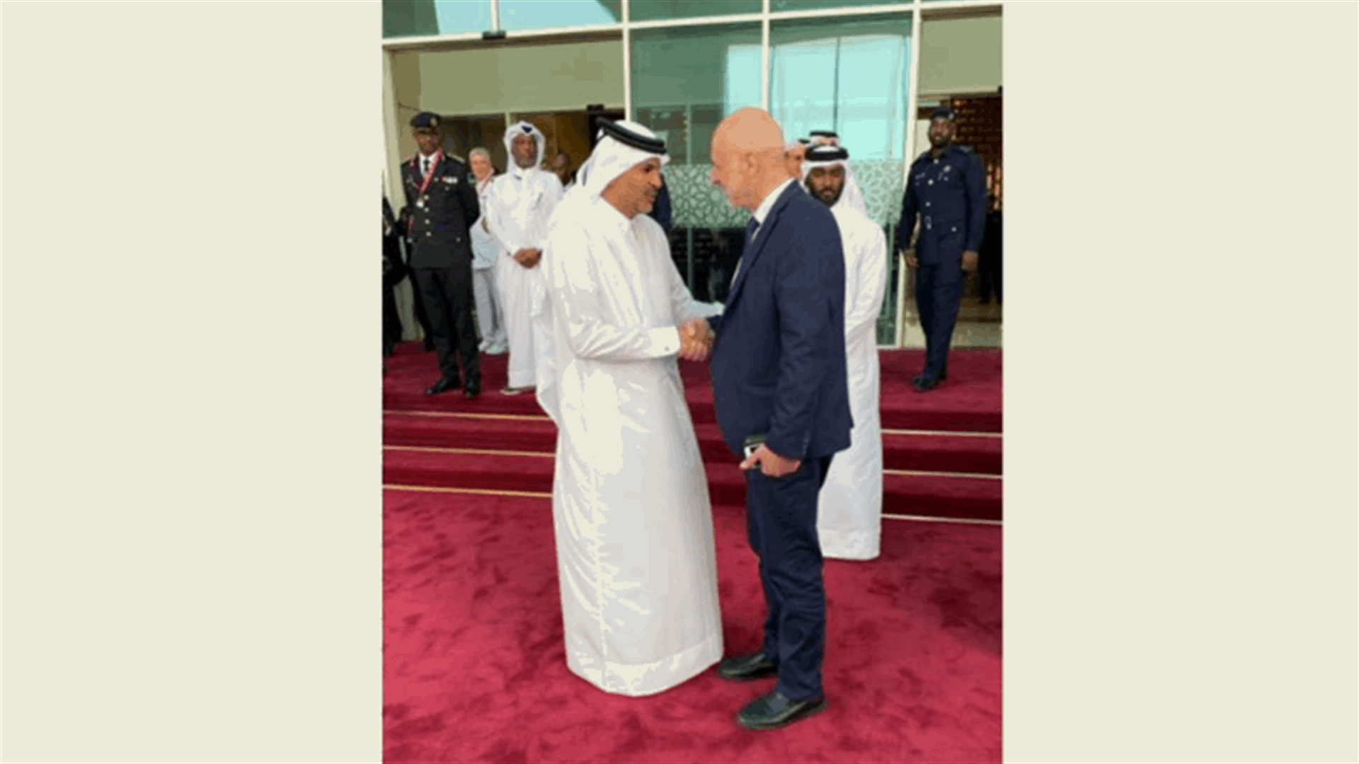Defense Minister al-Mawlawi meets Qatari Ministers of Interior and Defense