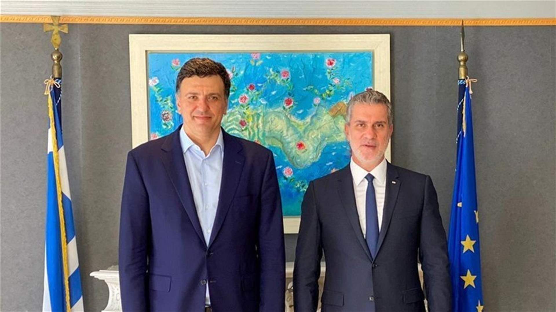 Tourism Minister Nassar meets his Greek counterpart