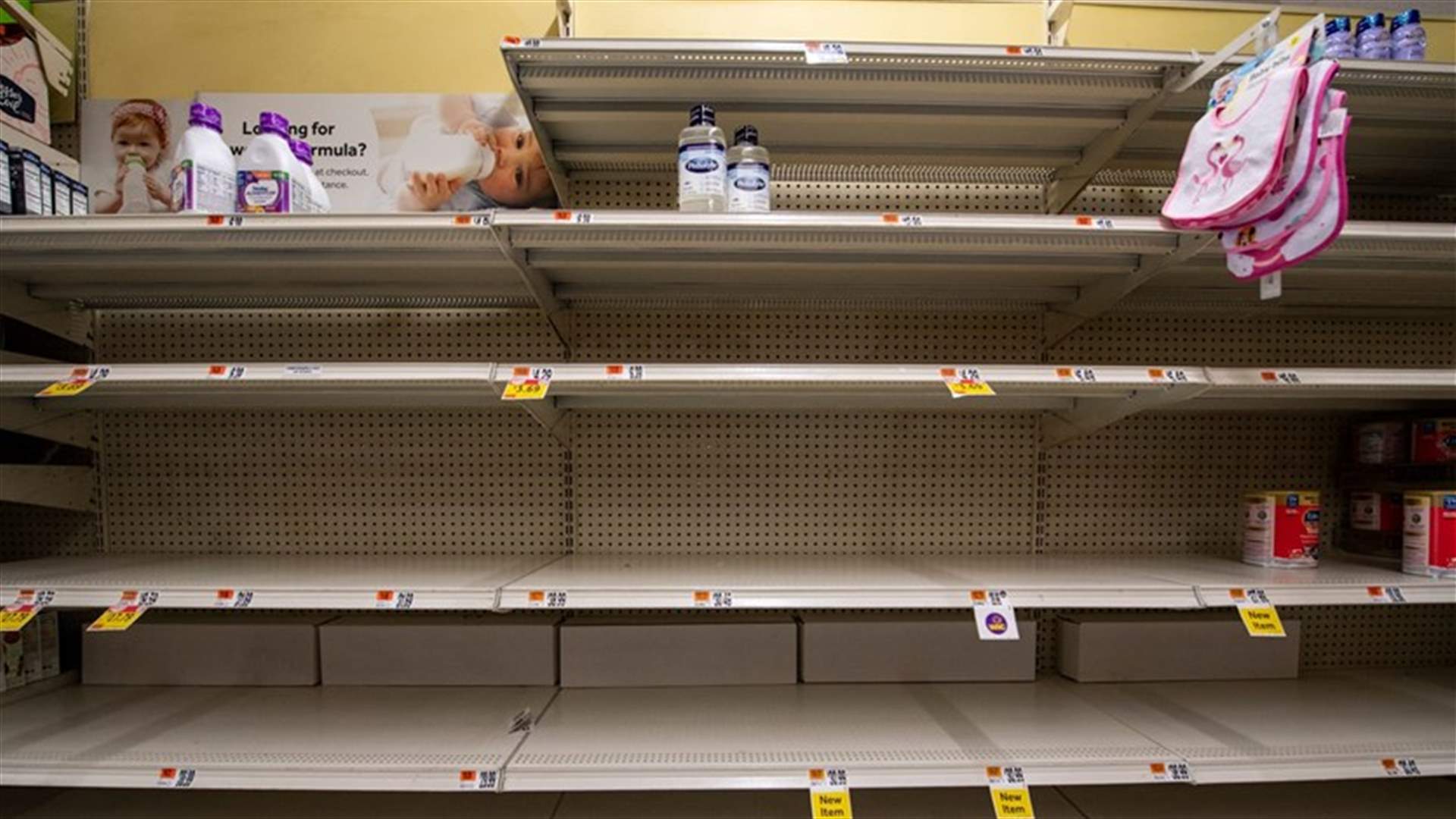 أين أصبحت أزمة حليب الأطفال في الولايات المتحدة؟