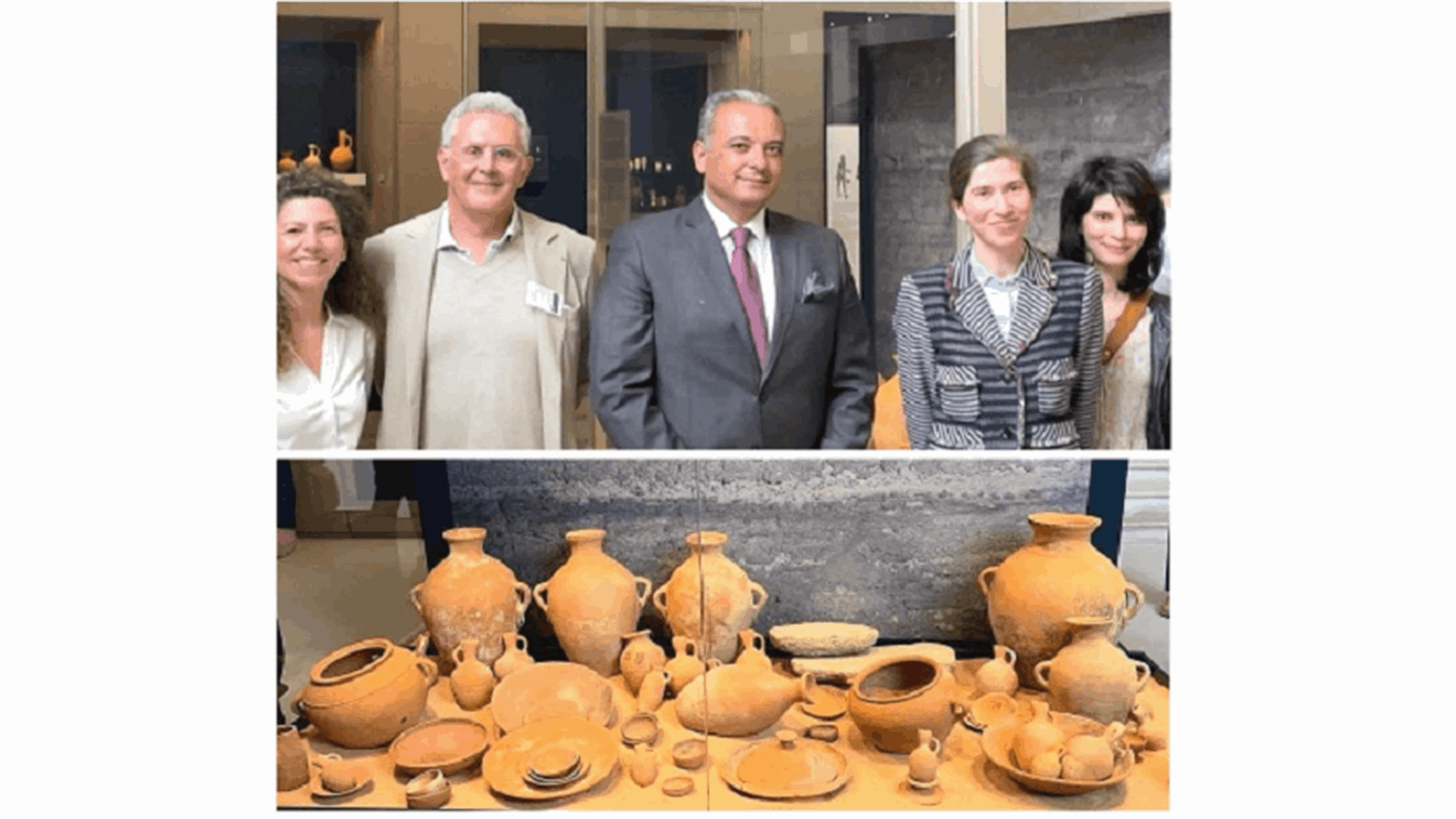 Caretaker Culture Minister al-Mortada inaugurates newly discovered artifacts at Louvre Museum