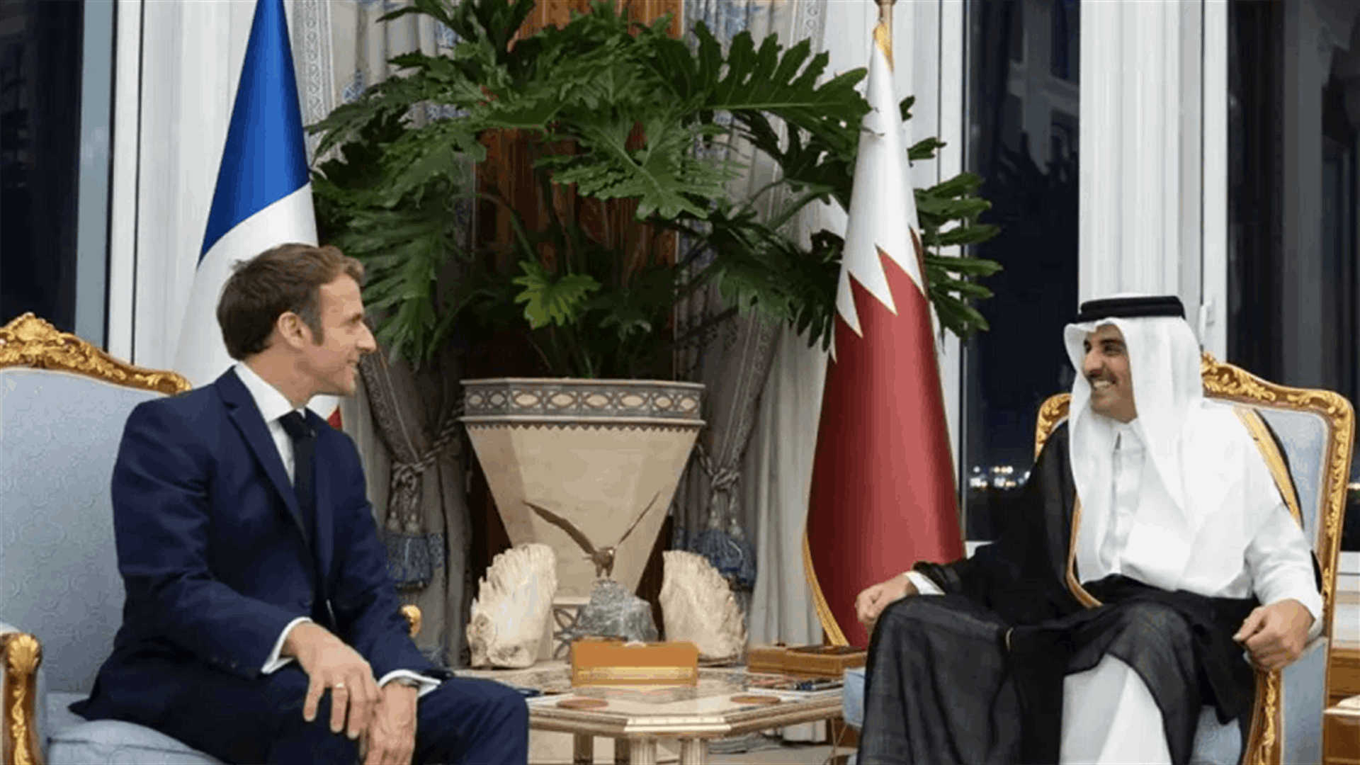 "عشاء عمل" يجمع الرئيس الفرنسي وأمير قطر الأحد في باريس
