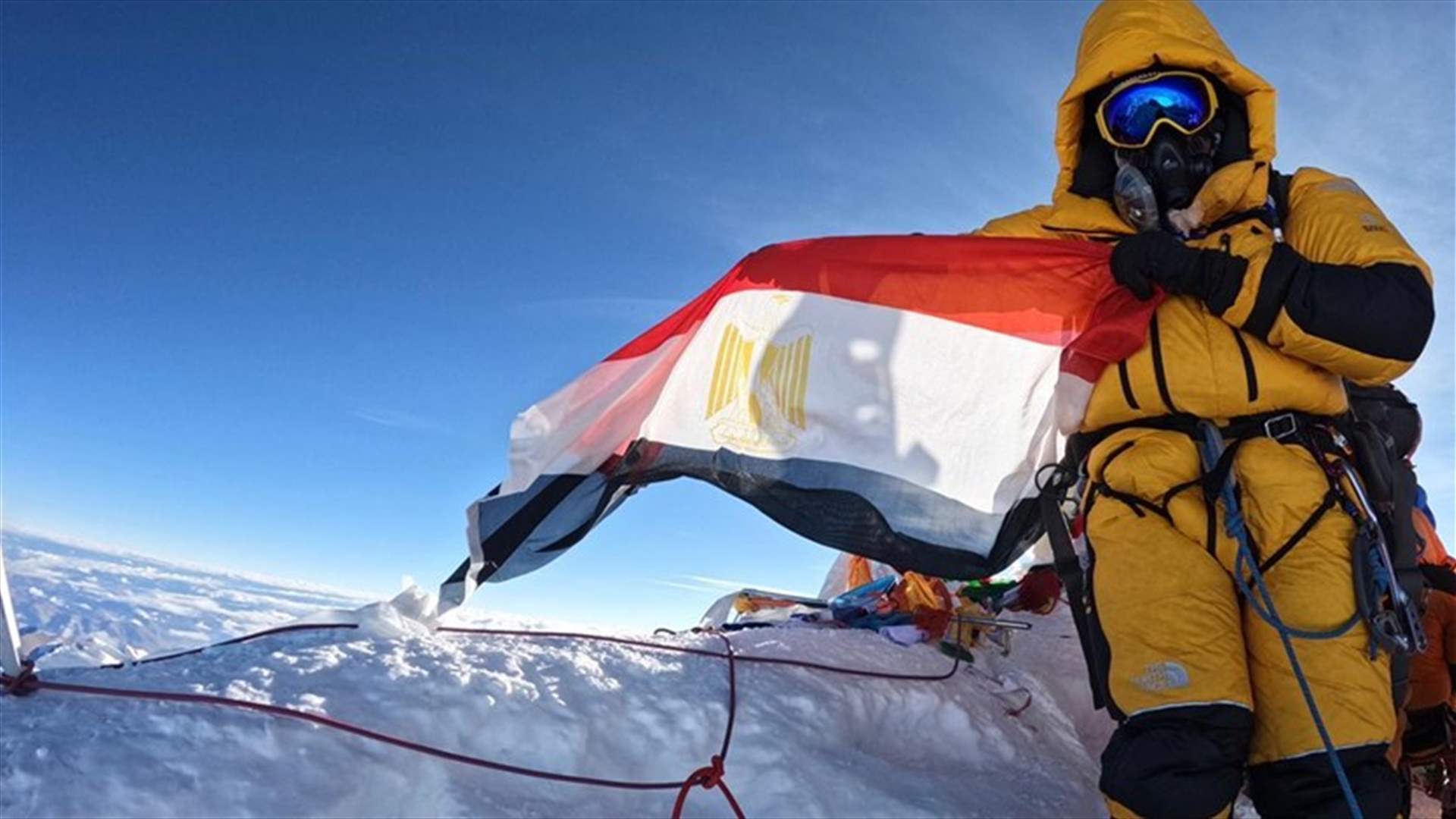منال رستم... أوّل مصرية تصعد قمّة جبل إيفرست خلال أسبوعين (صور)