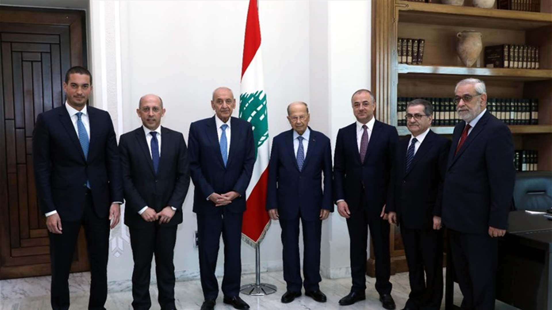عون استقبل رئيس المجلس ونائبه وأعضاء هيئة مكتبه: أتمنى ان يتمكن المجلس الجديد من مواجهة التحديات