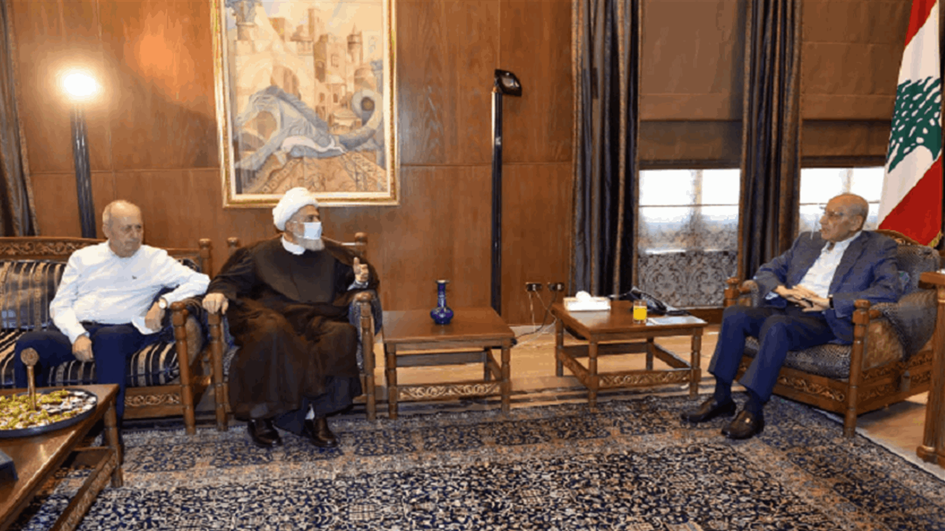 بري استقبل الشيخ الخطيب واللواء ابراهيم وضعه في أجواء زيارته الى واشنطن