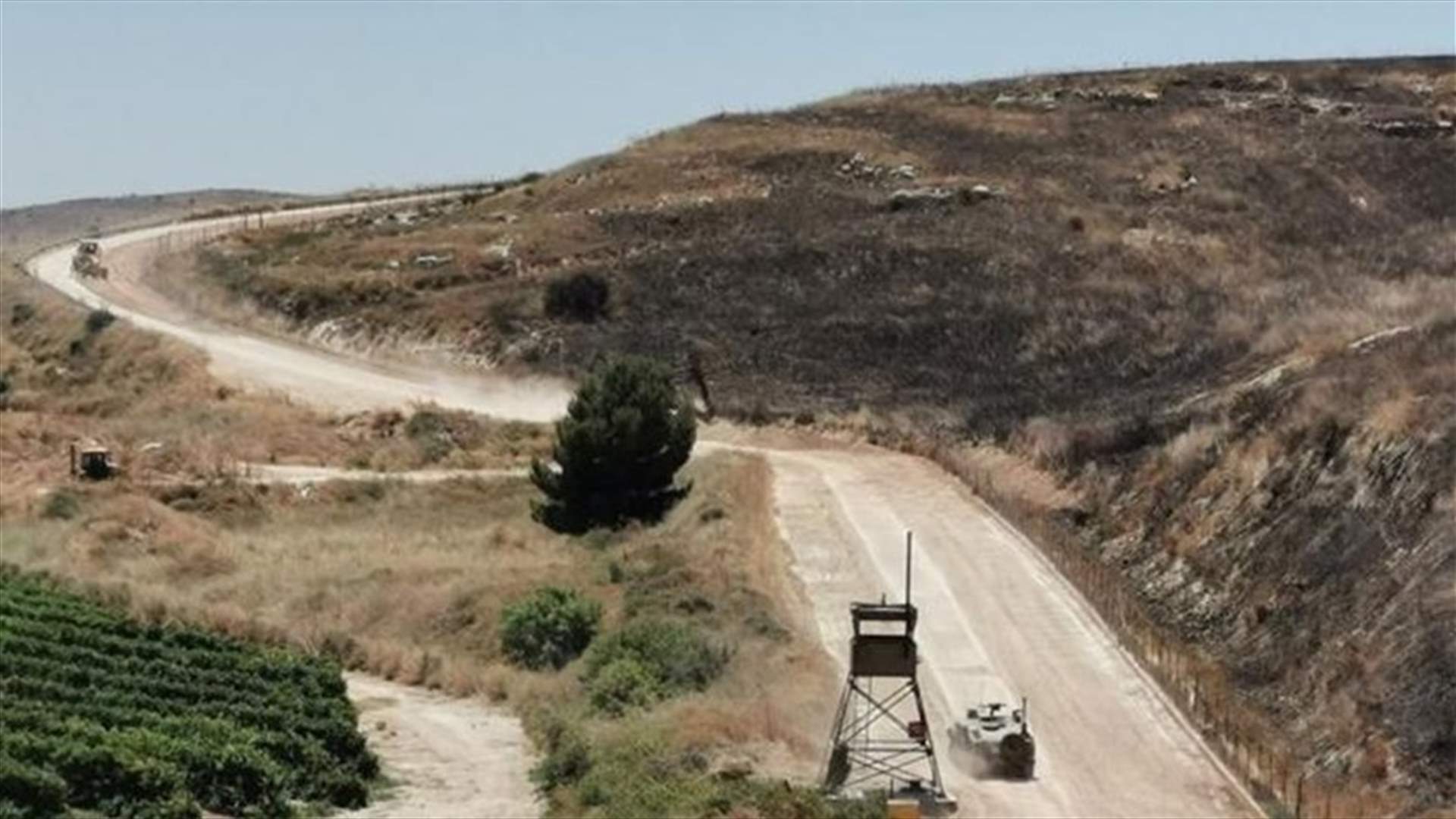 قوة مشاة من الجيش الاسرائيلي قامت بأعمال جرف في خراج عديسة