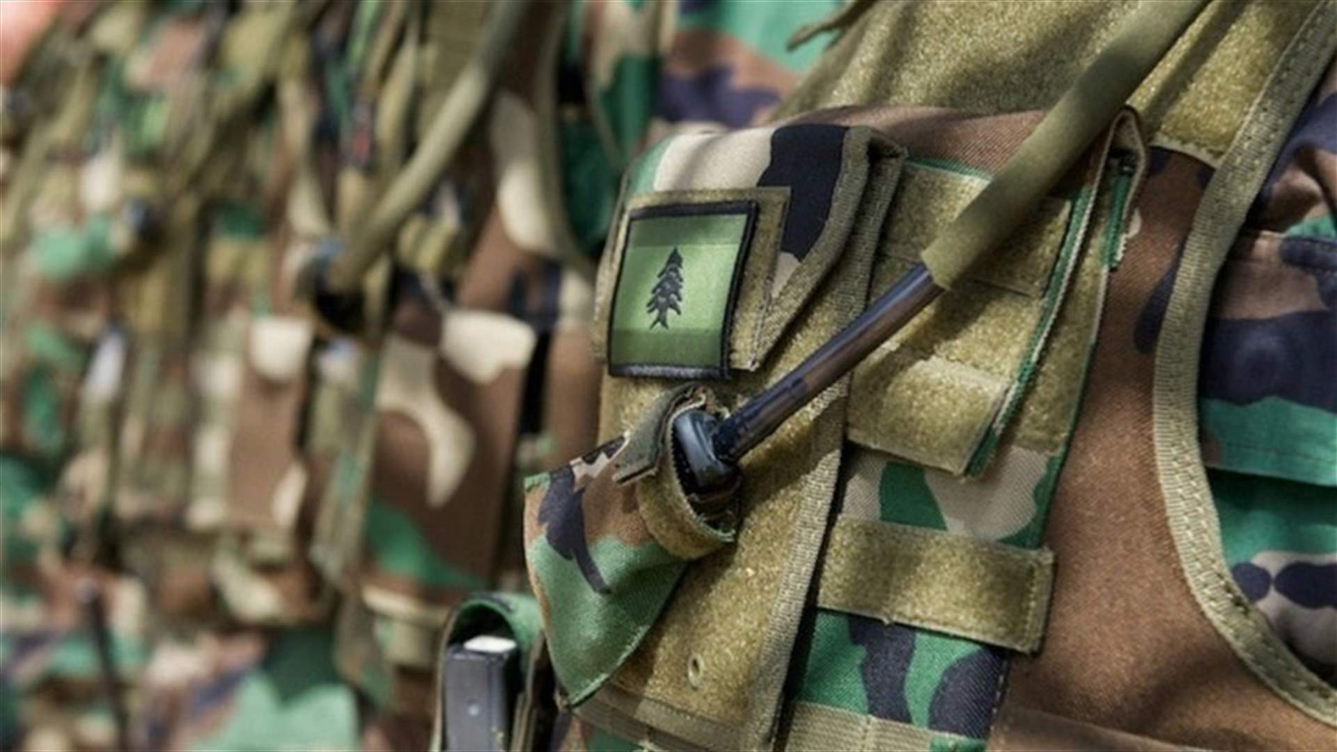 الجيش: دهم في منطقة الشراونة - بعلبك وضبط أسلحة ومخدرات