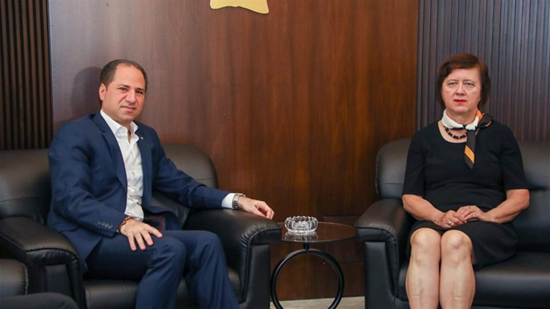 سامي الجميل التقى فرونتسكا: لضرورة الاسراع في تشكيل حكومة تلجم التدهور والفوضى