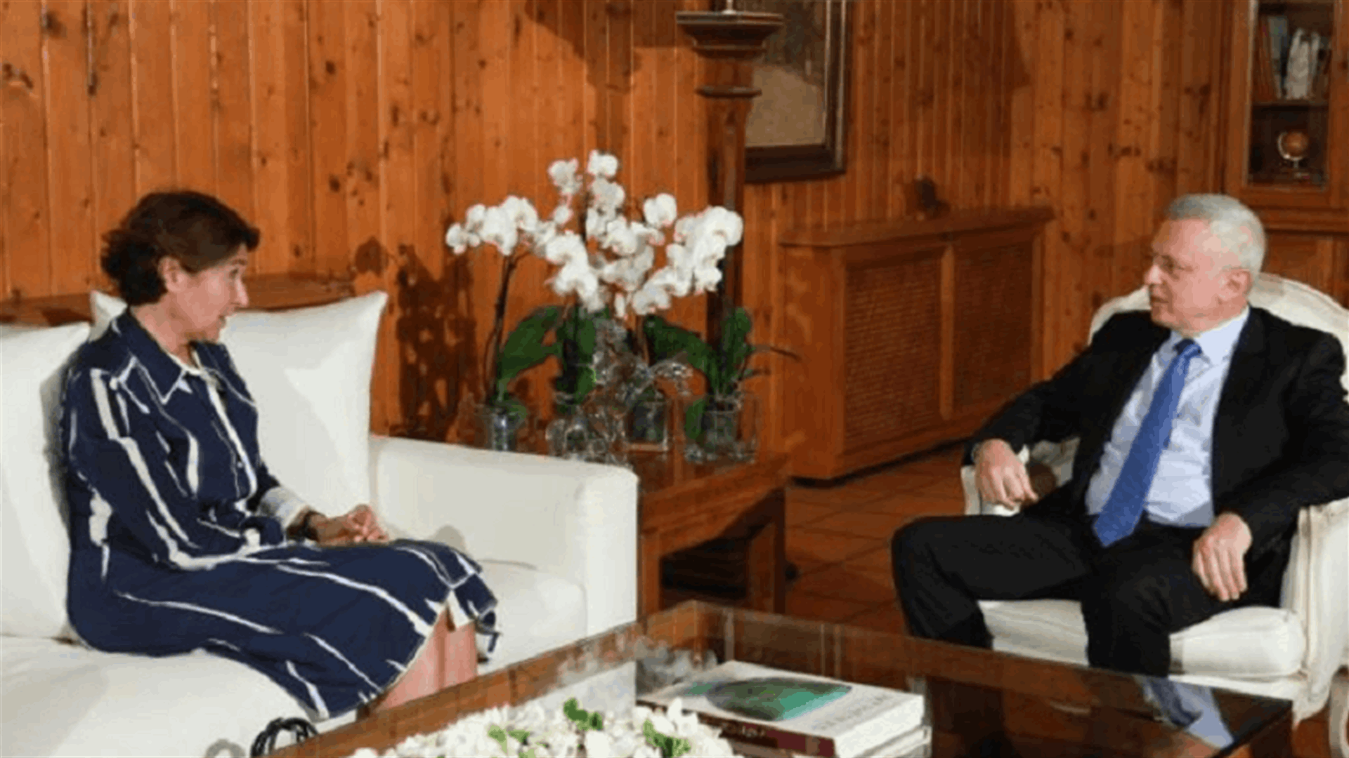 فرنجيه استقبل السفيرة الفرنسية... وهذا ما جرى عرضه