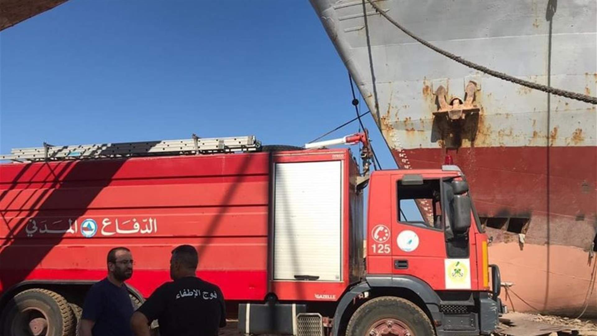 الدفاع المدني يخمد حريقا في قبعيت العكارية