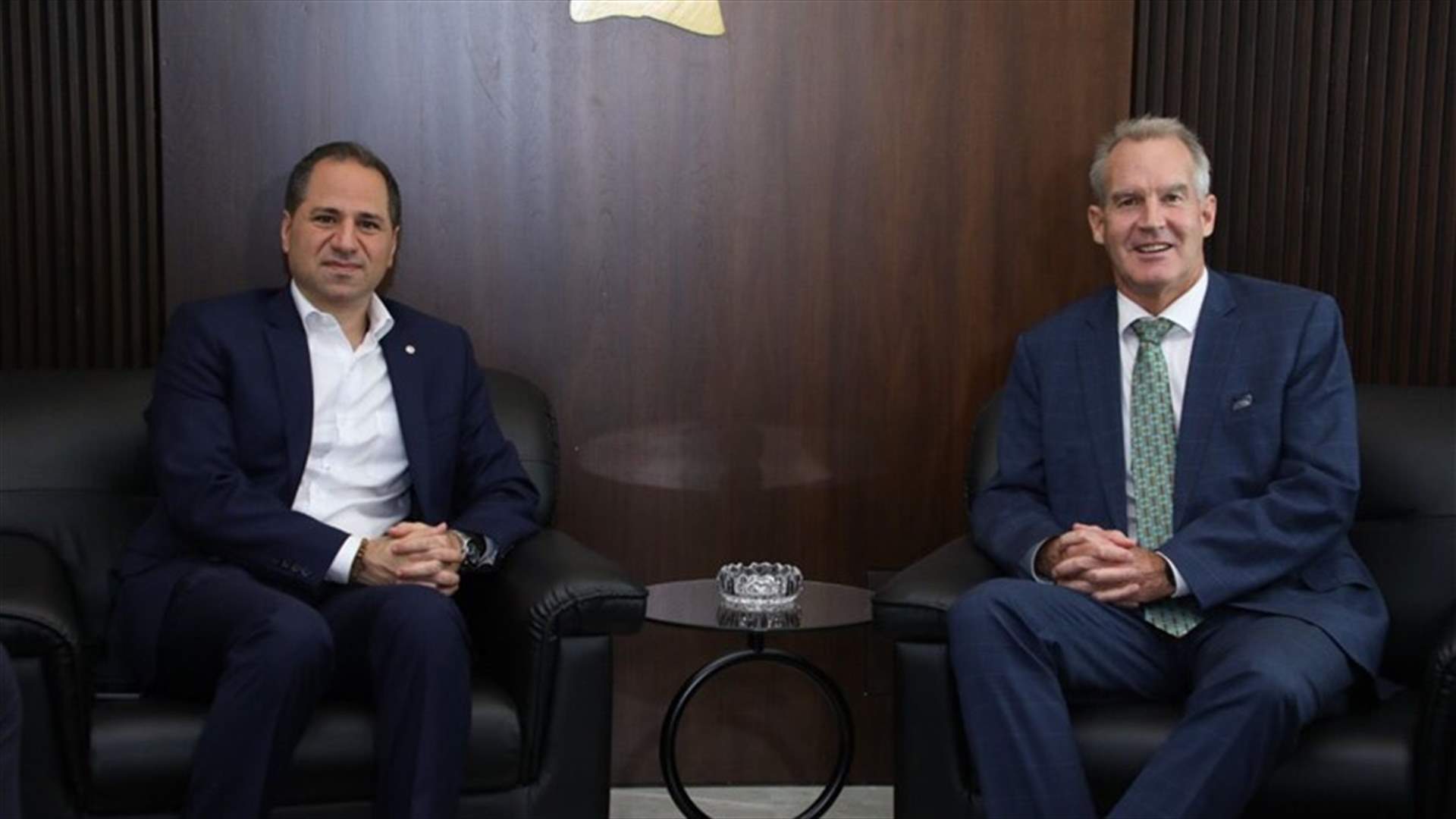 Gemayel meets the new Australian Ambassador to Lebanon-[PHOTOS]