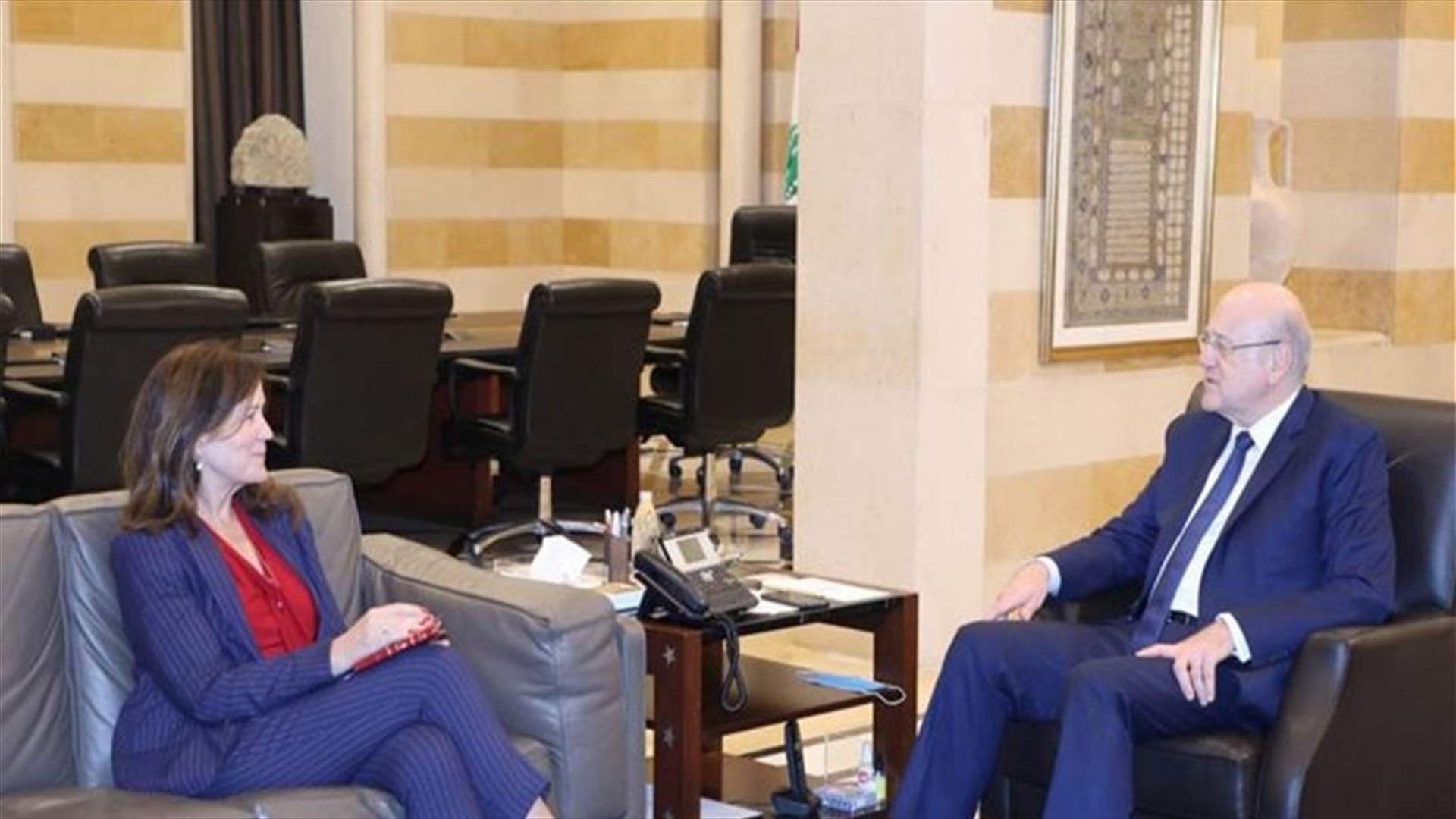 لقاء بين ميقاتي وشيا