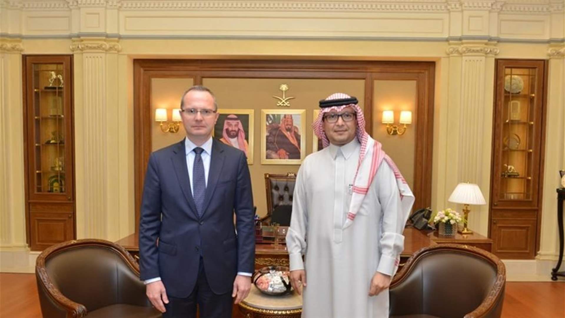 سفير خادم الحرمين الشريفين يستقبل نظيره التركي