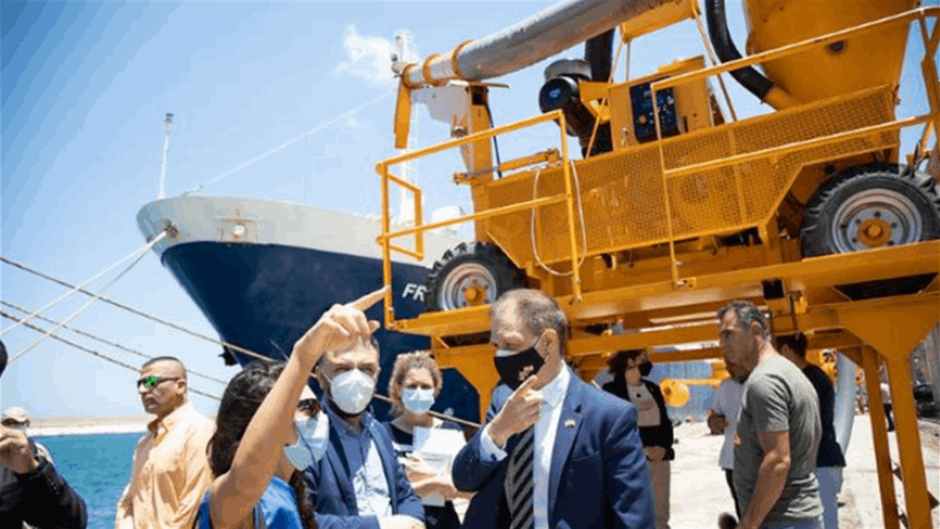 السفارة البريطانية: كولارد تفقد مشاريع تدعمها المملكة المتحدة من ضمن استجابتها لانفجار مرفأ بيروت